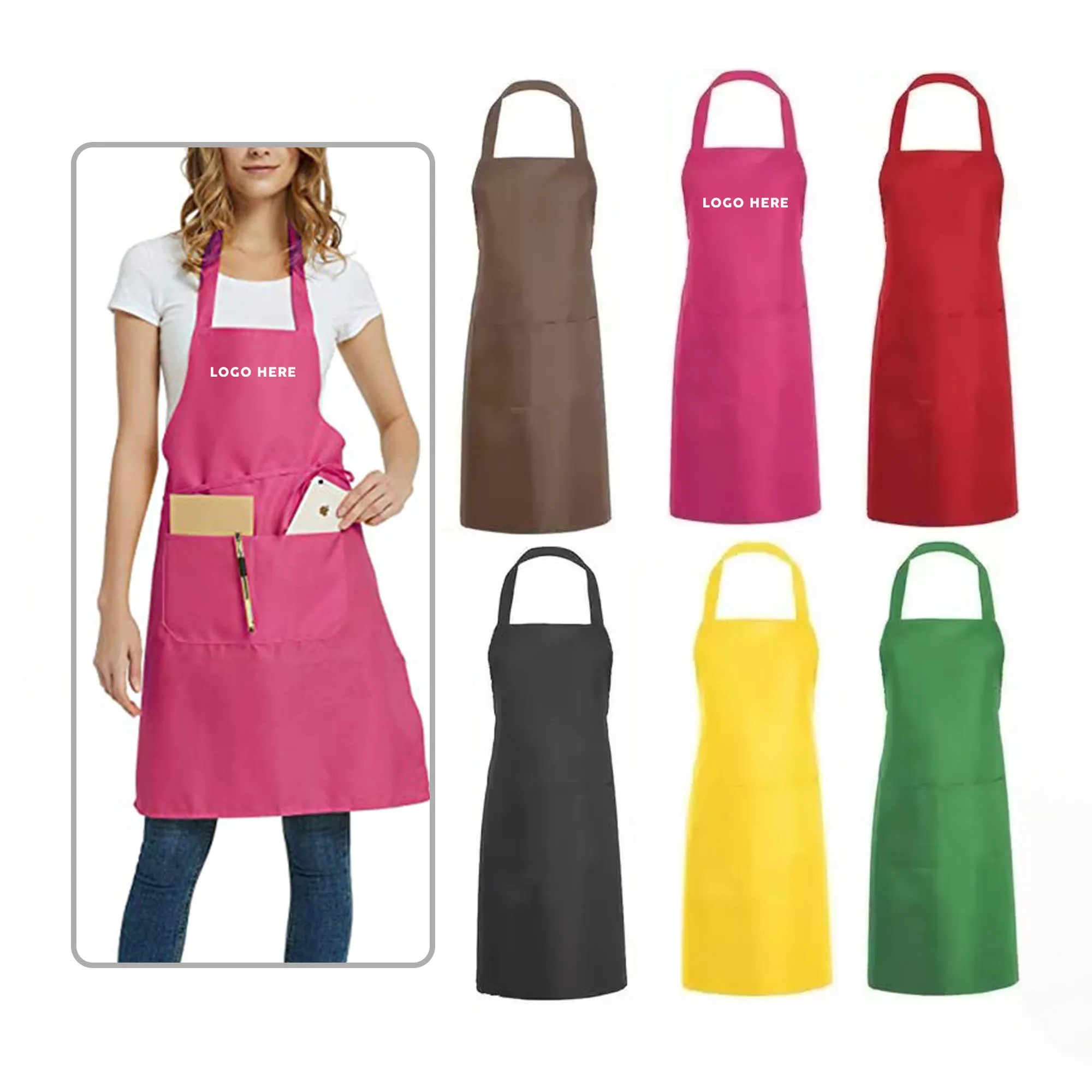 Kitchen Apron With Pocket