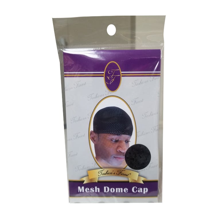 Mesh Dome Hair Caps - Black 3