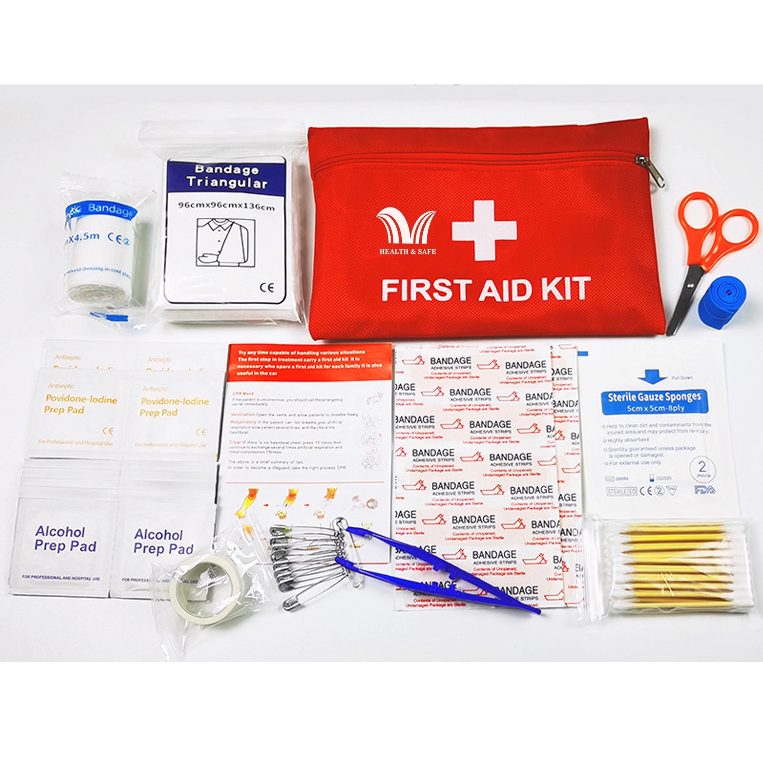 79 Pieces Pocket First Aid Kit