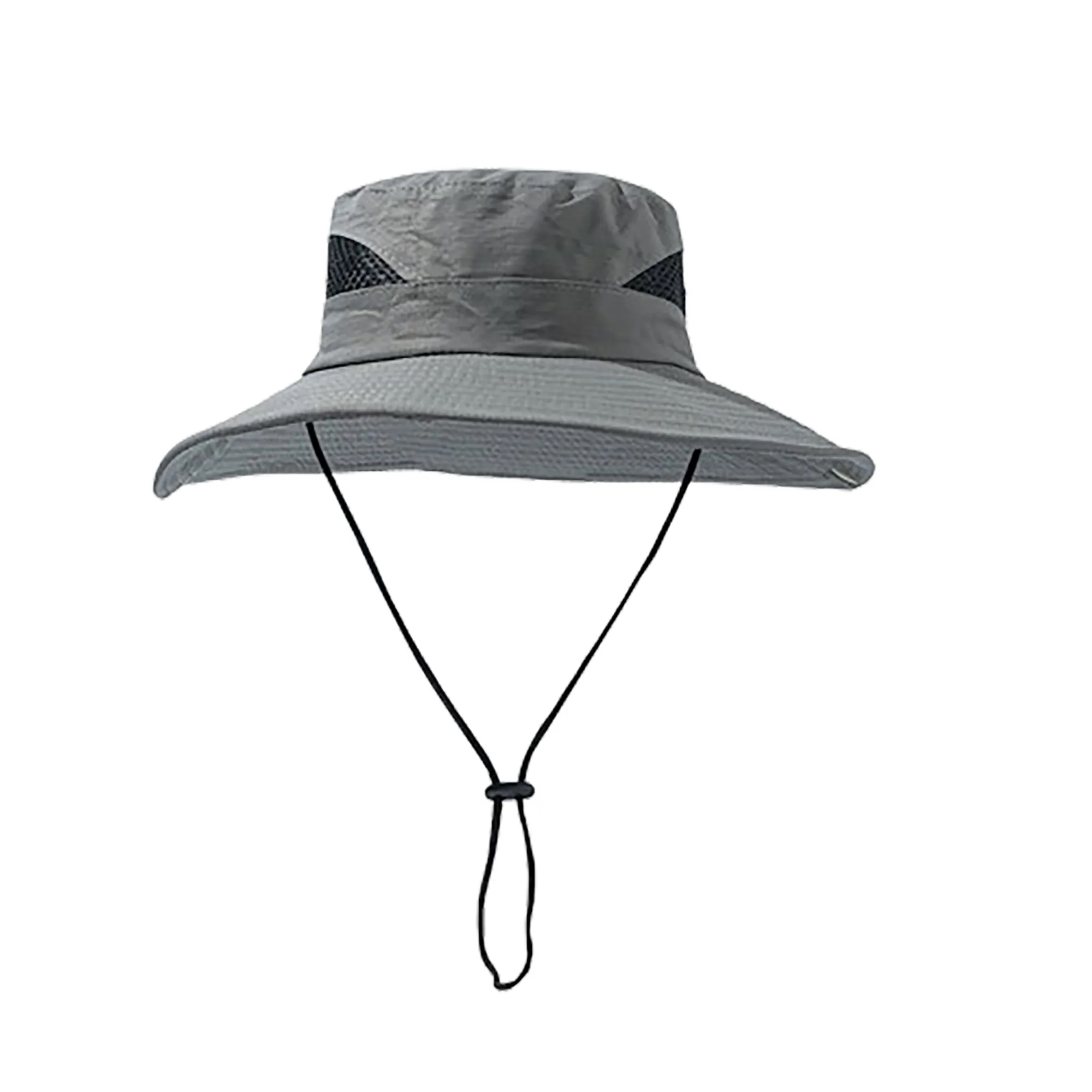 Wide Brim UV Protection Mesh Sides Bucket Fishing Hat 12