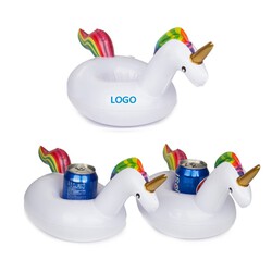 PVC Inflatable Floating Unicorn Cup Holder