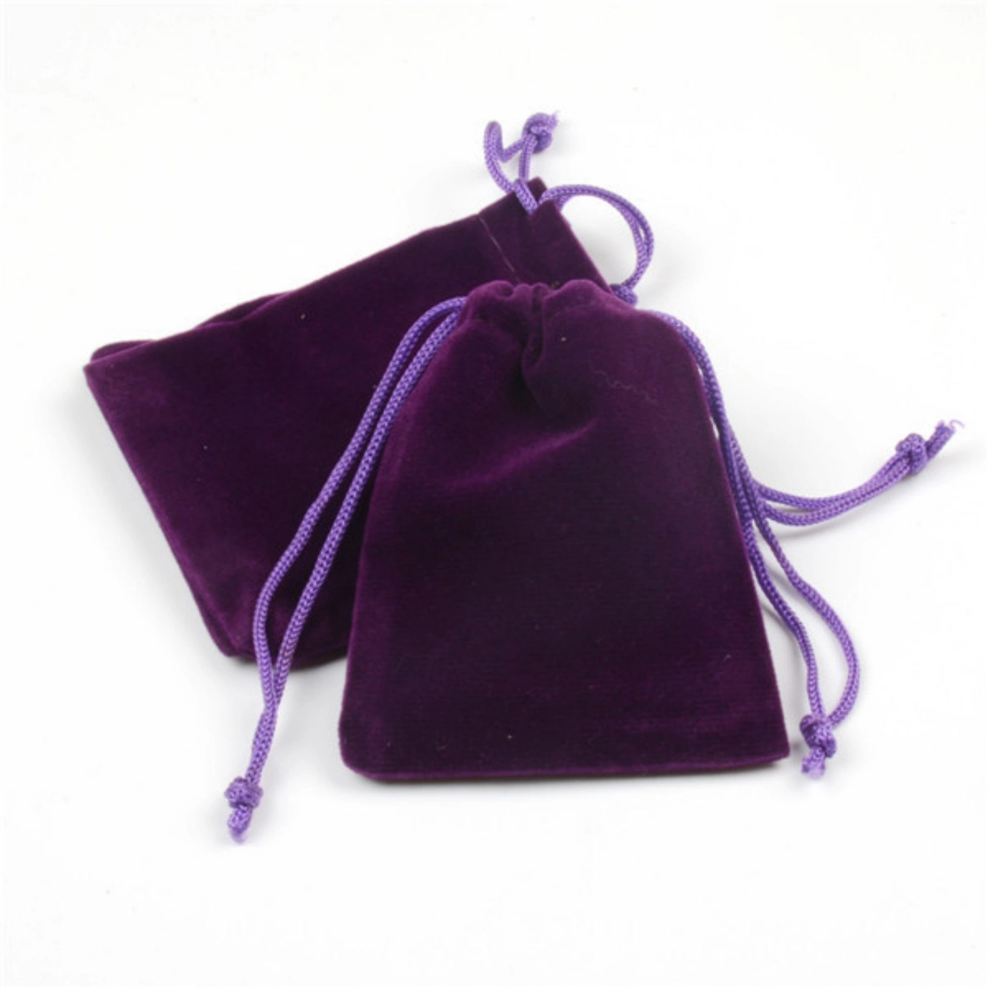 Full Color Pile Coating Drawstring Gift Bag/Velvet Pouch 12