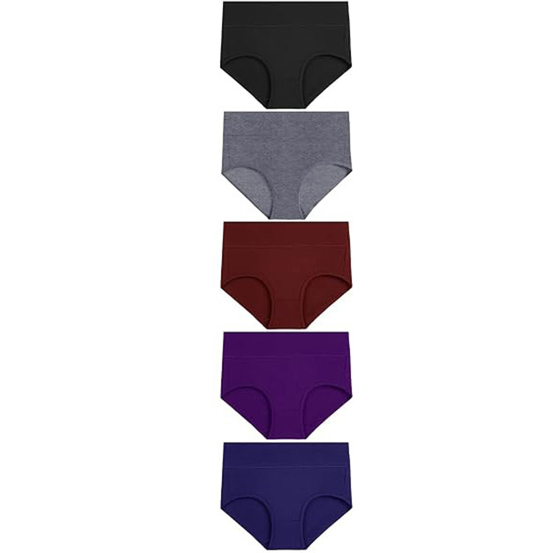 High Waisted Full Coverage Cotton Panties 5