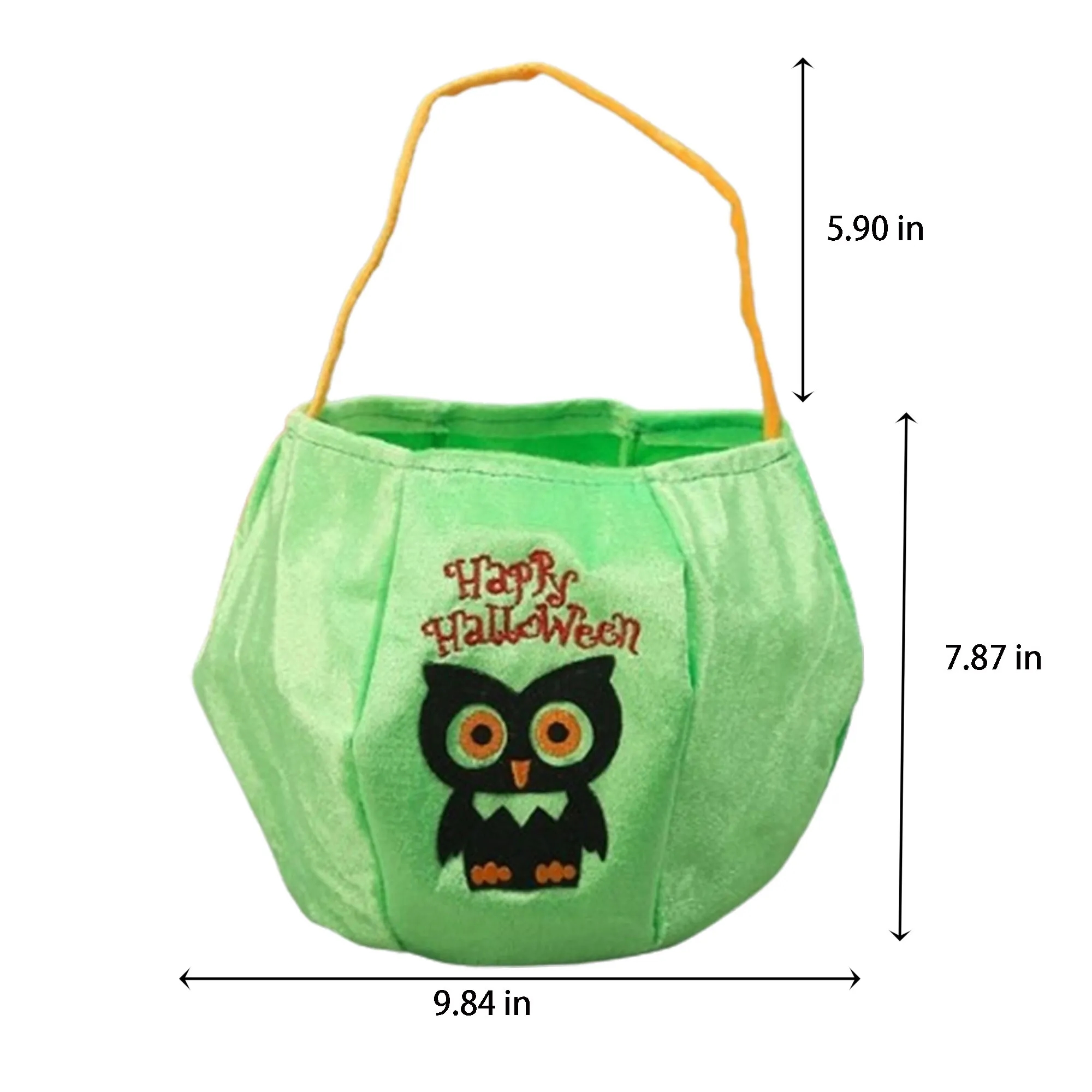 Halloween Reusable Fabric Trick or Treat Buckets 18