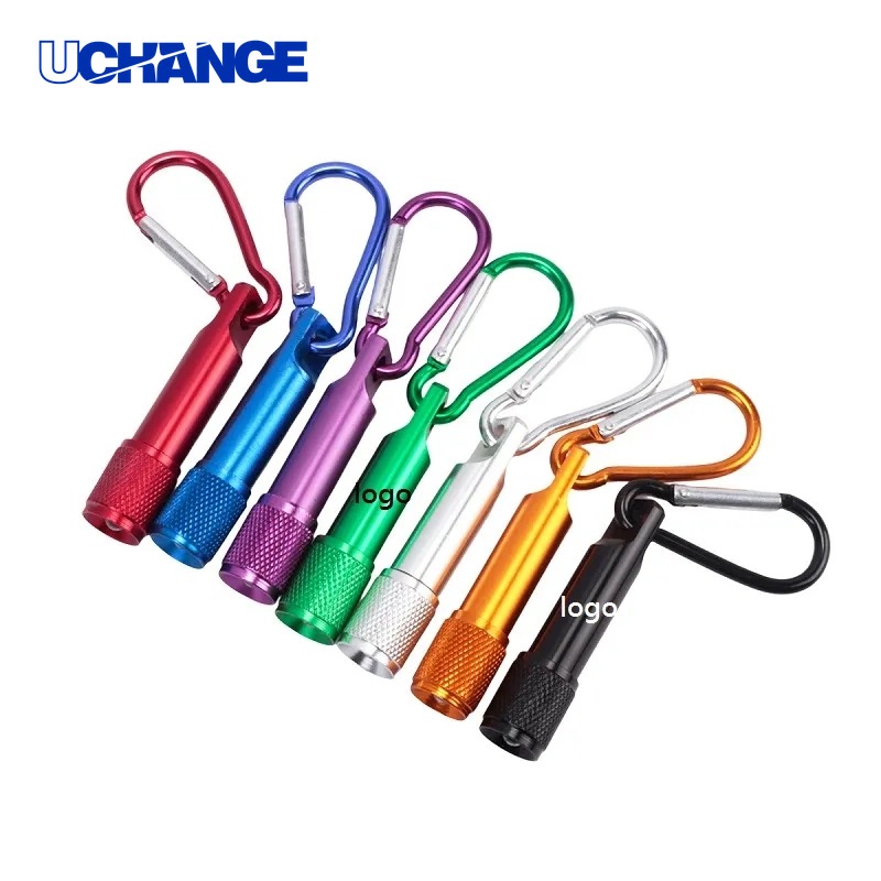 LED Mini Flashlight with Carabiner Tool for Travel