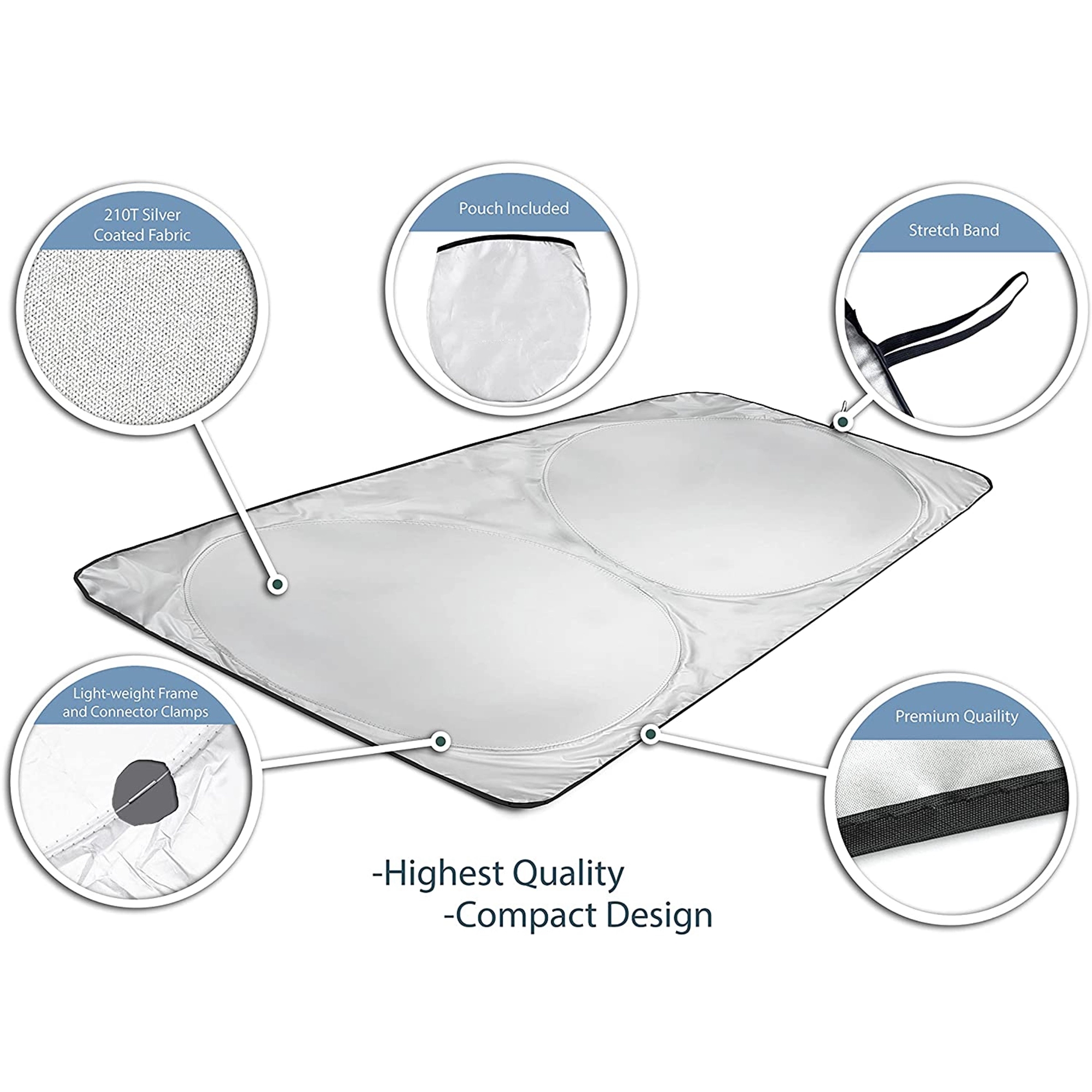 Full Color Front Windshield Sunshade 10