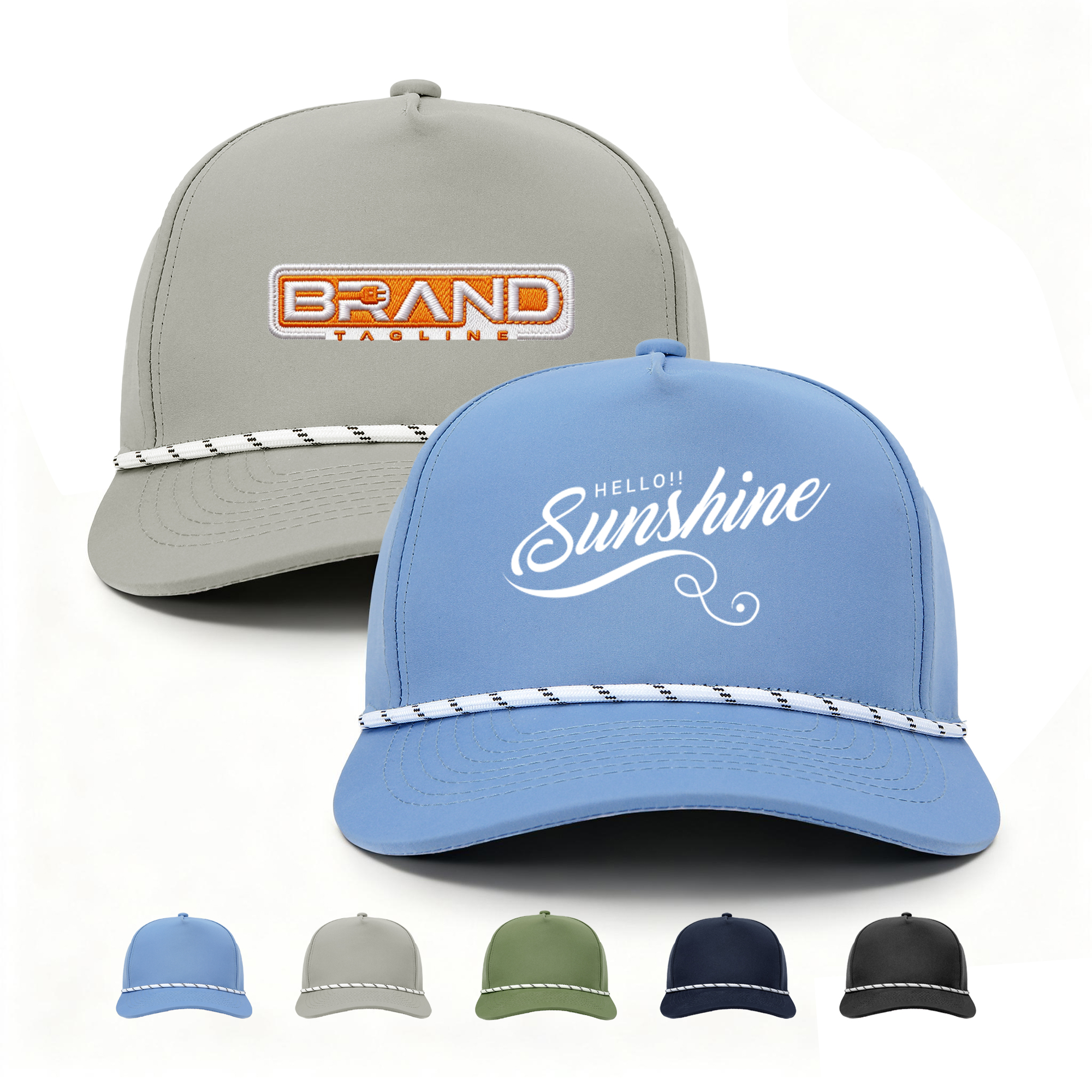 Quick Dry Water-Repellent Performance Rope Cap 2