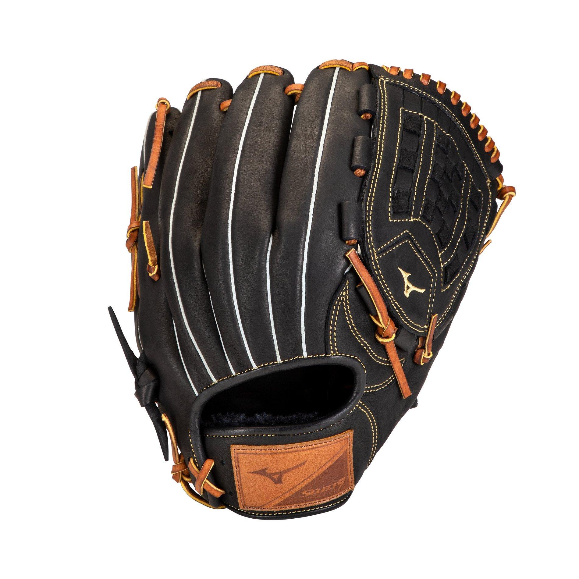 Select 9 Pitcher Baseball Glove 12", Arched Tartan Web, BioSoft Leather, Center Pocket Design 15