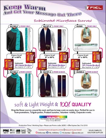 Sublimated microfleece scarve keep warm and get our message out there.jpg