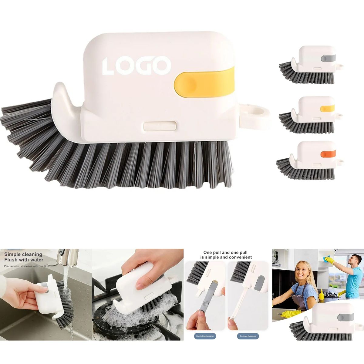 Multifunctional Crevice Cleaning Brush