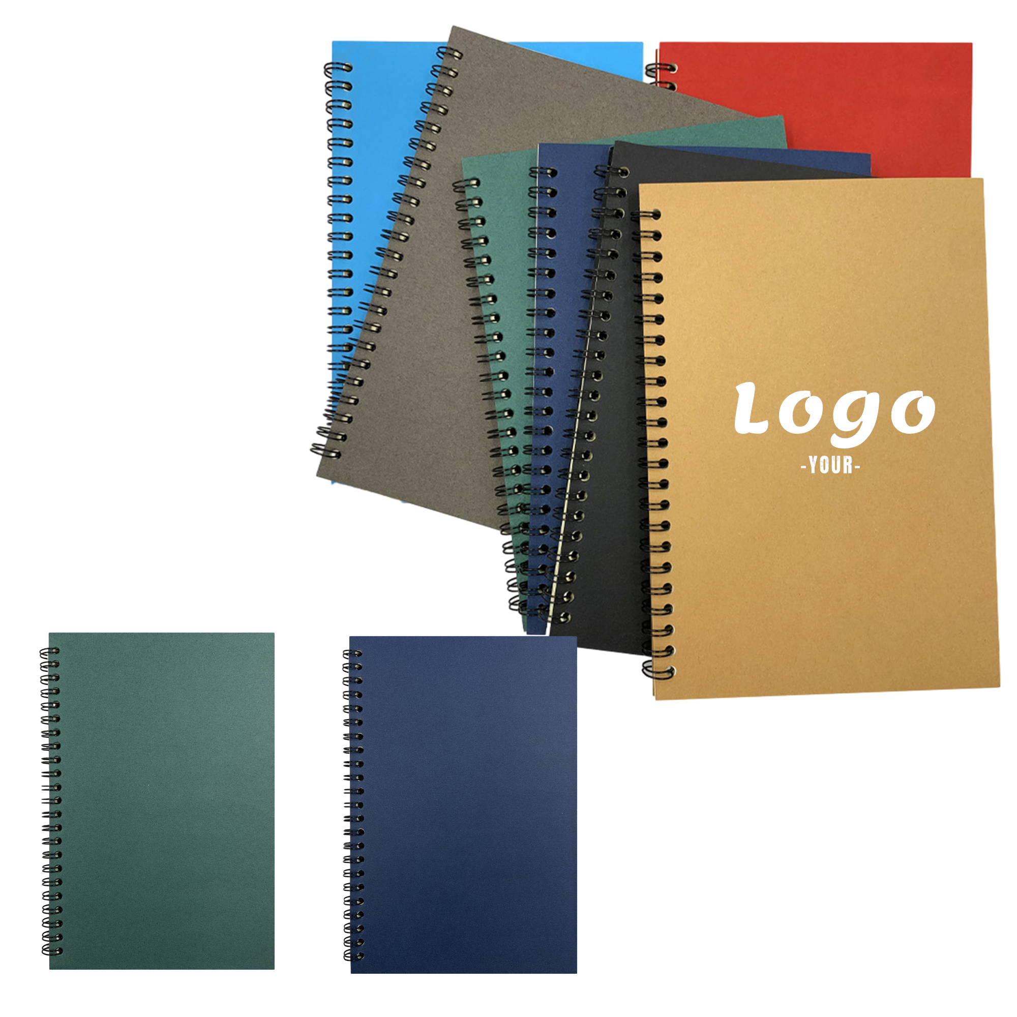 A5 Size Spiral-Bound Office Desk Calendar Notebook 3