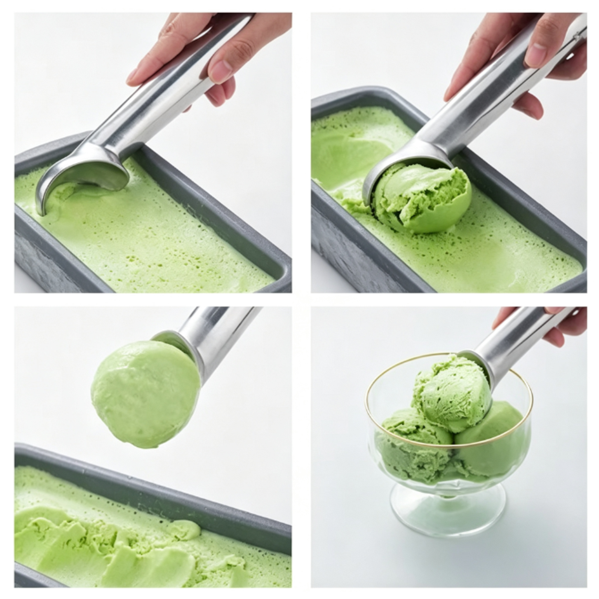 Professional Metal Ice Cream Baller & Fruit Scooper 3