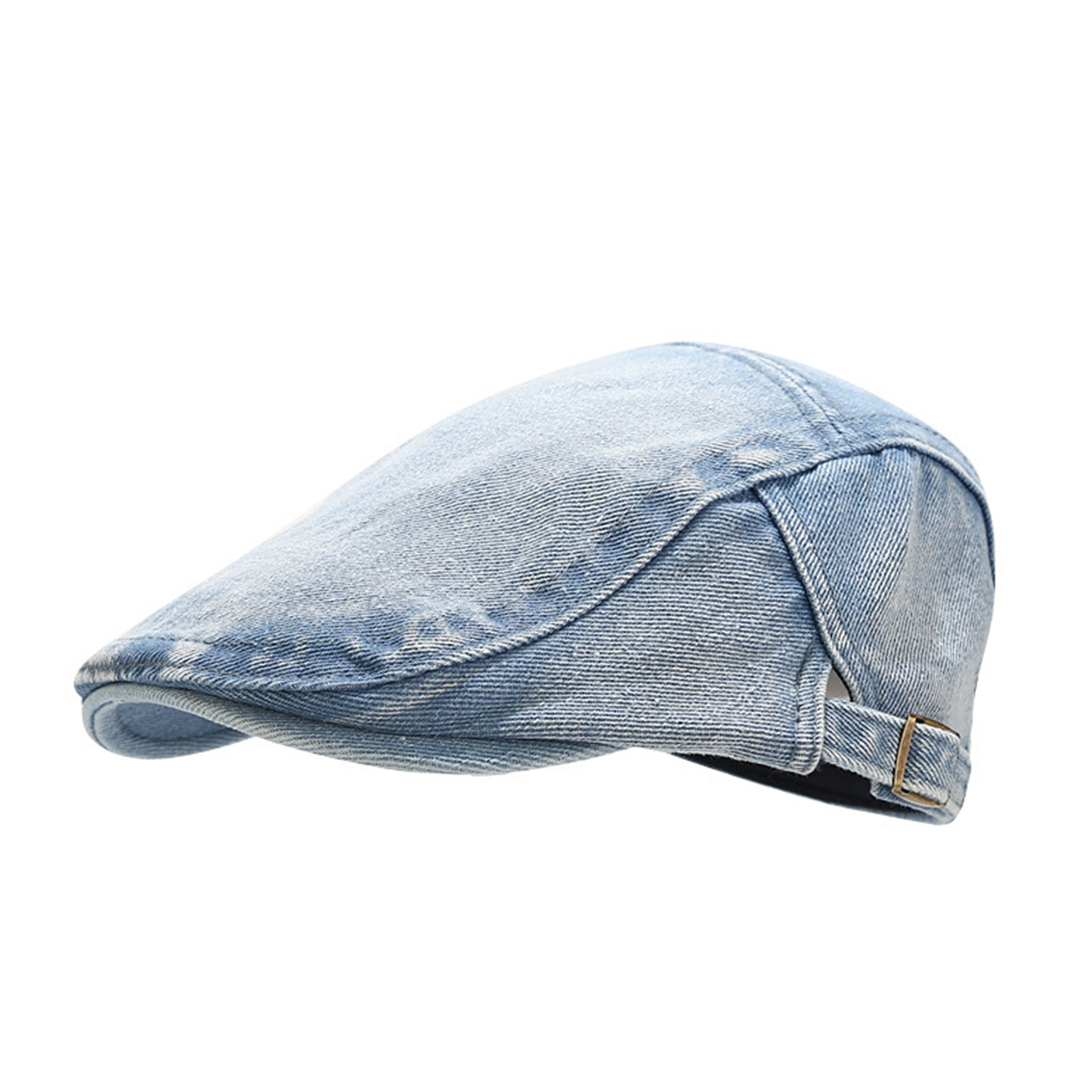 Cotton Simple Denim Duck Tongue Bud Hat 13