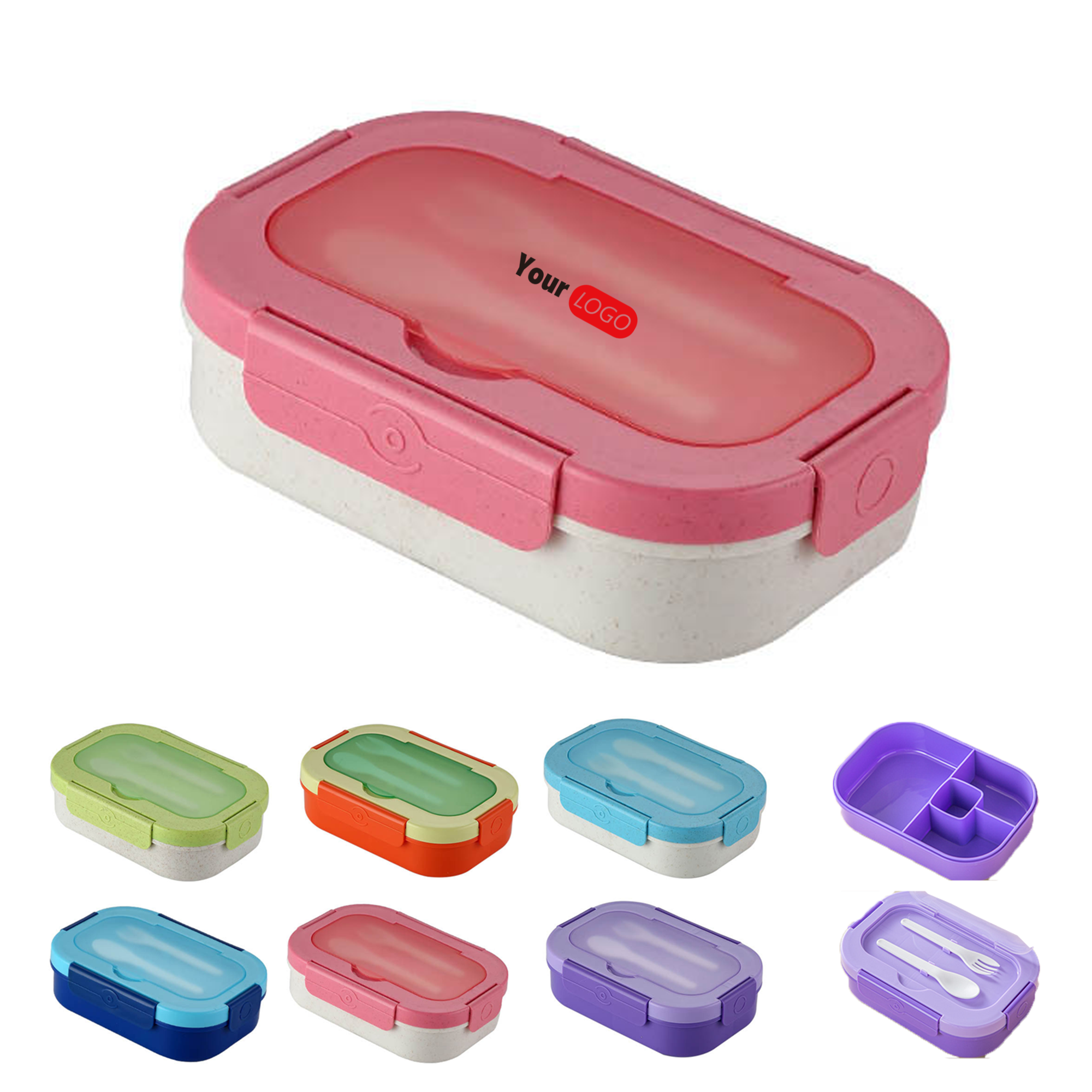 Leak-Proof Kids Lunch Box - 4 Compartments, 44oz 4