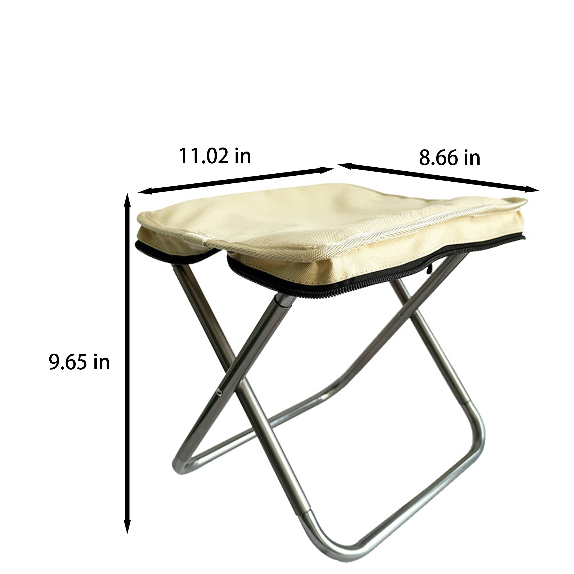 Aluminum Outdoor Handbag Folding Stool 8