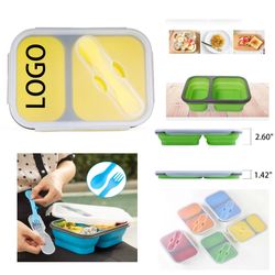 1200ml Silicone Collapsible Lunch Box
