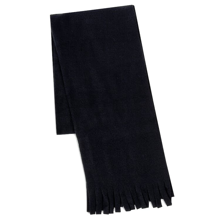 Adult Winter Scarves - Black Fringe 60" x 8" 3