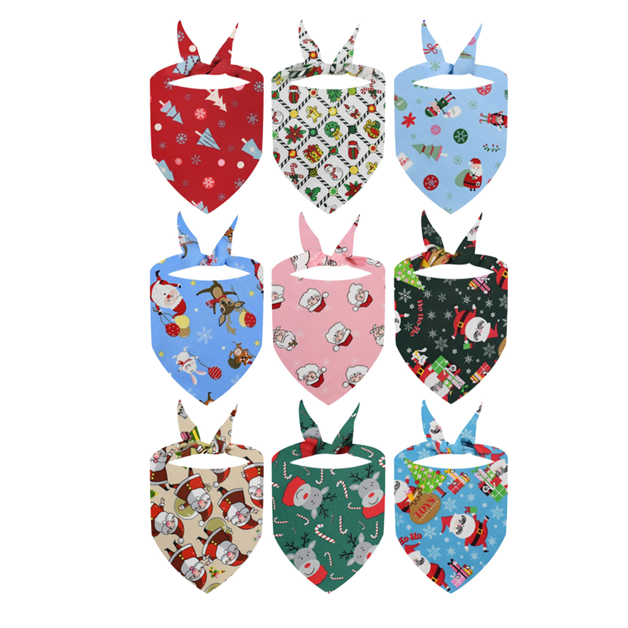 Festive Pet Triangle Bandana Scarf 3