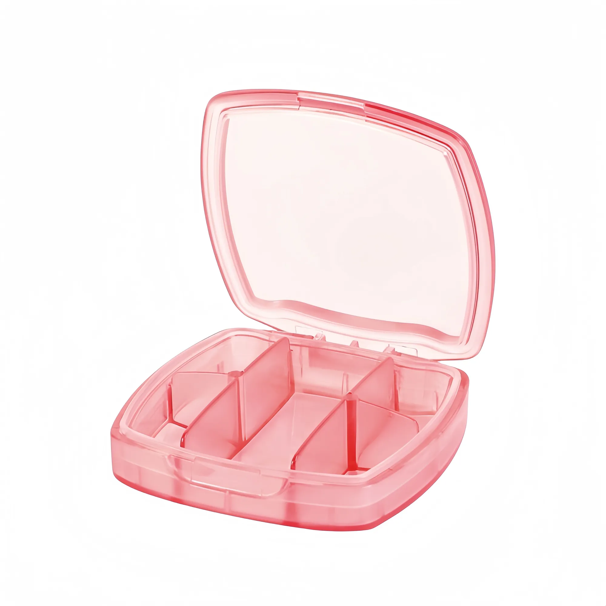 Colorful Transparent Pill Box 10