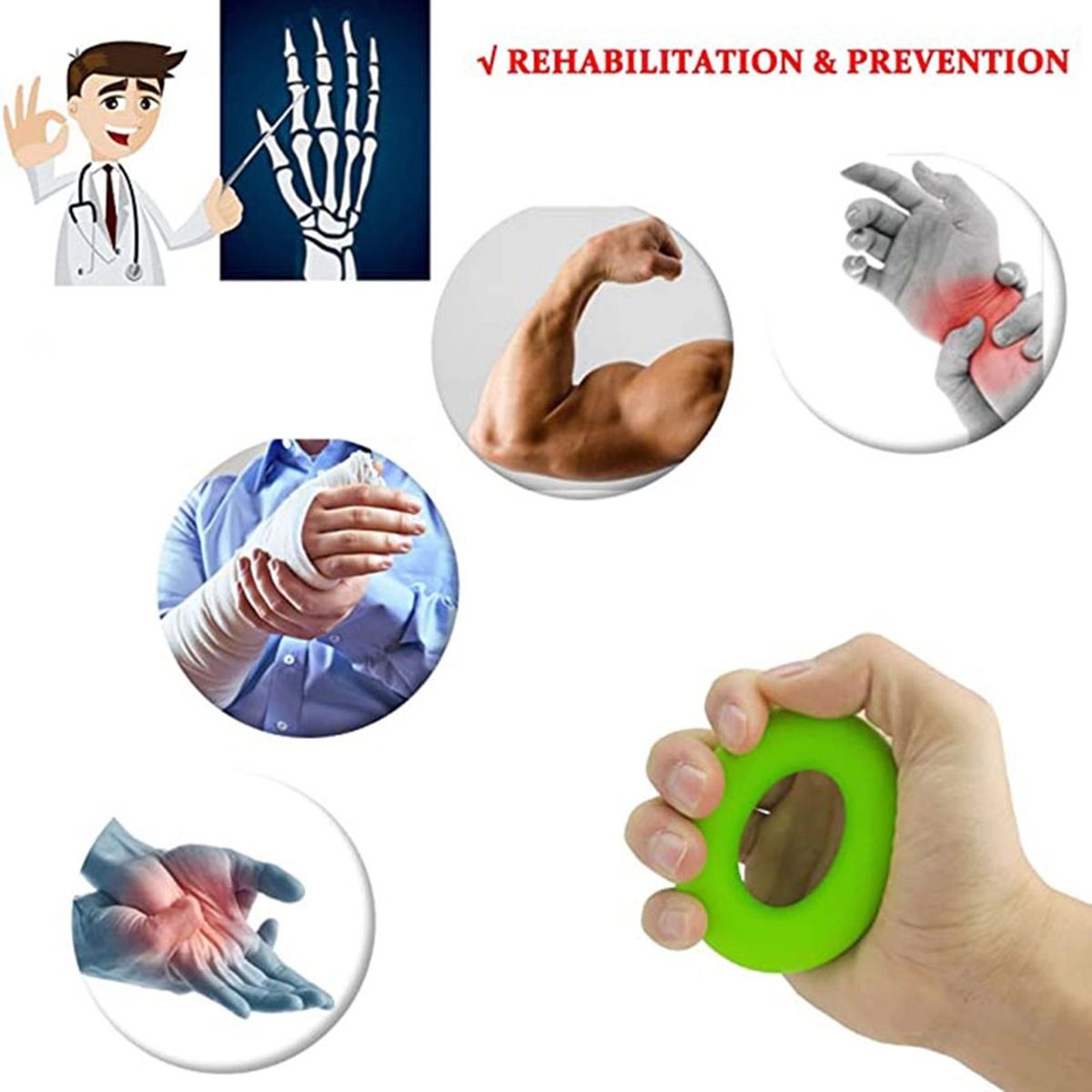 Silicone Hand Grip Strenthener