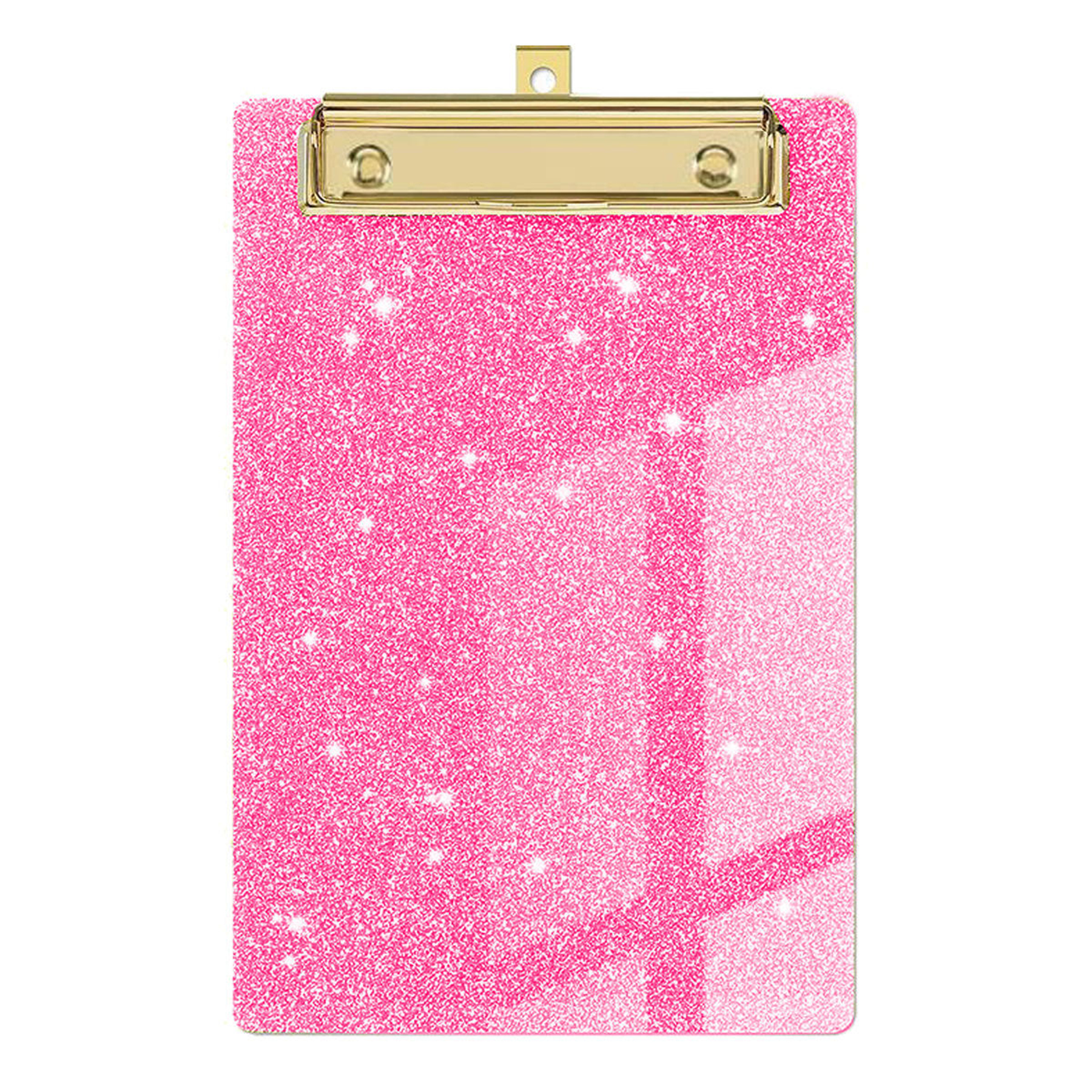 Plastic Clear Glitter Clipboard 38