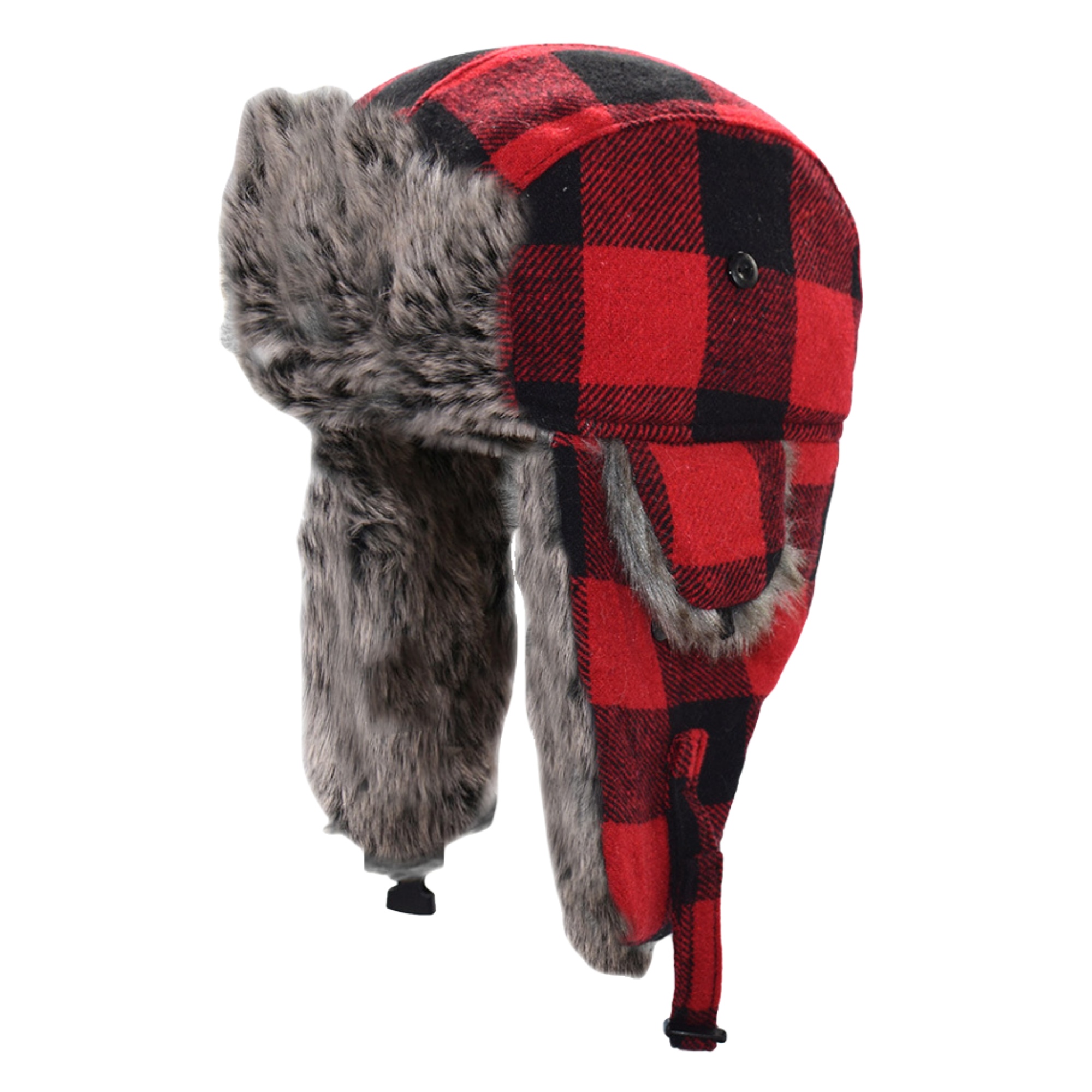 Lumberjack Plaid Aviator Trapper Hat 8