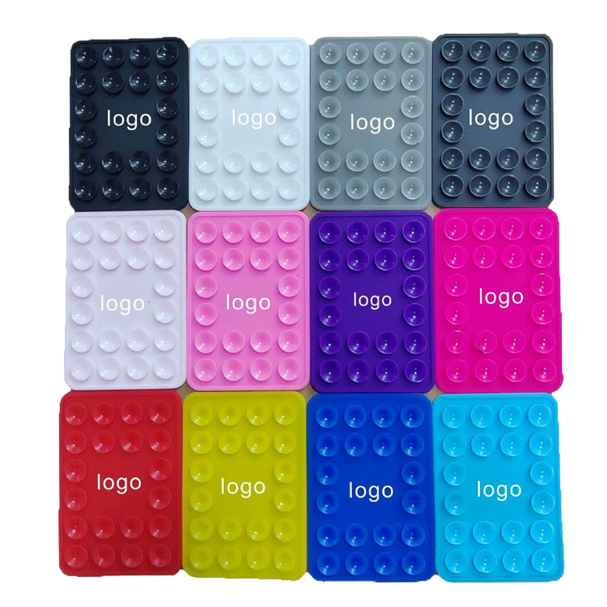 Thickened Square Silicone Phone Suction Cup 20-Pack 3