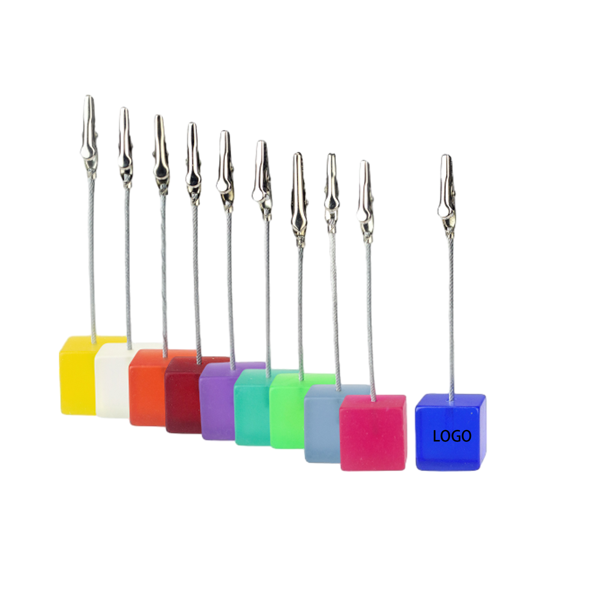 Colorful Square Photo Clip