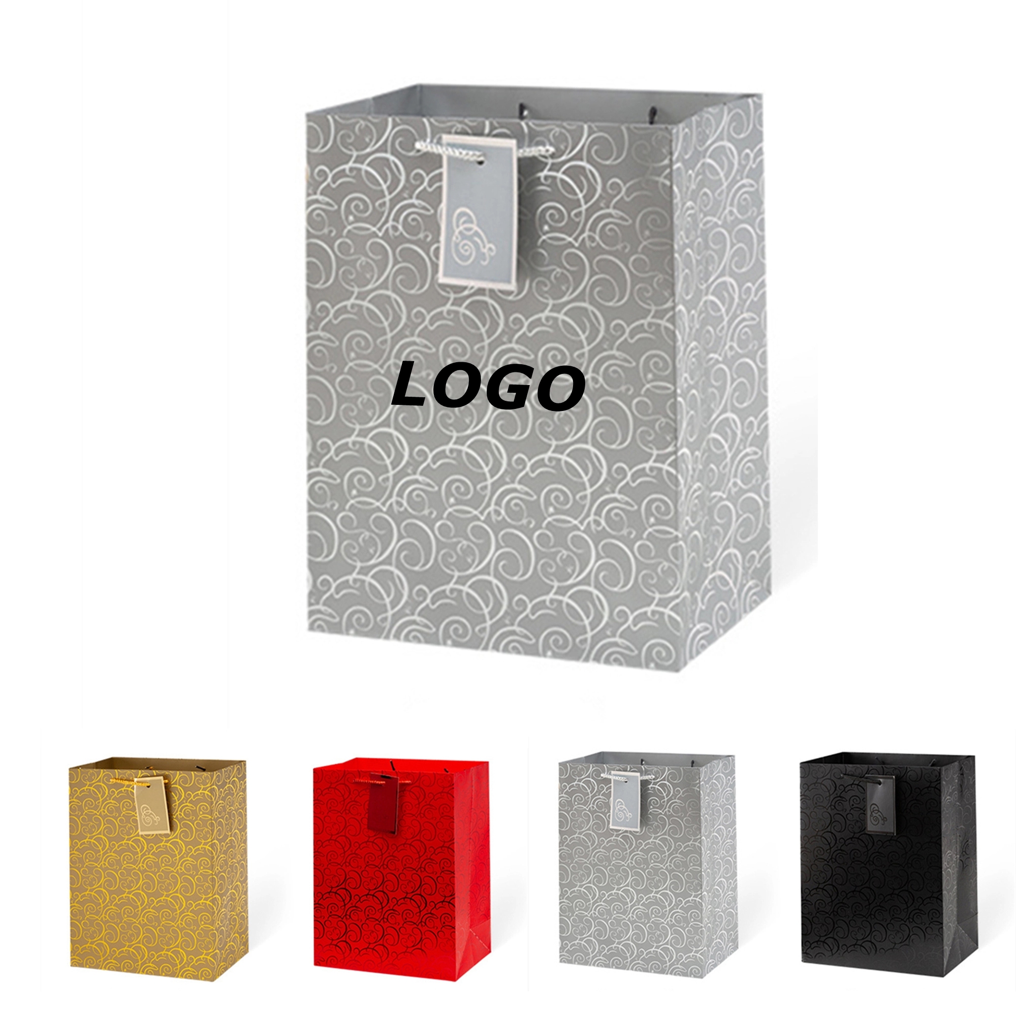 5.5'' Bronzing Gift Bag MOQ 100PCS
