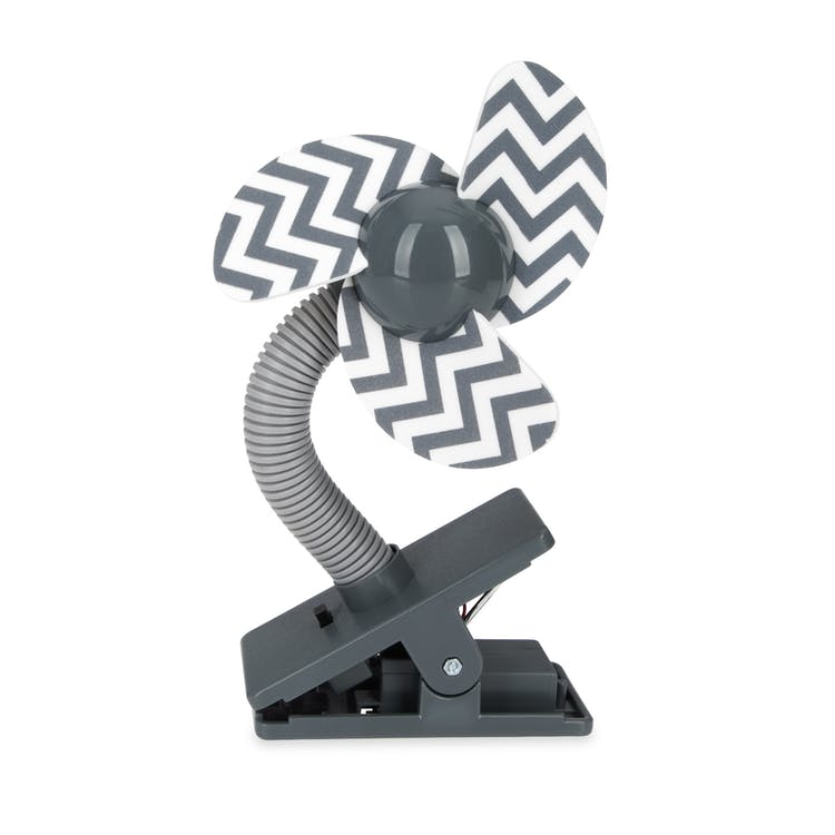 Nuby Cool Baby Stroller Clip-On Fans - Gray, custom hand fan with logo imprint 3