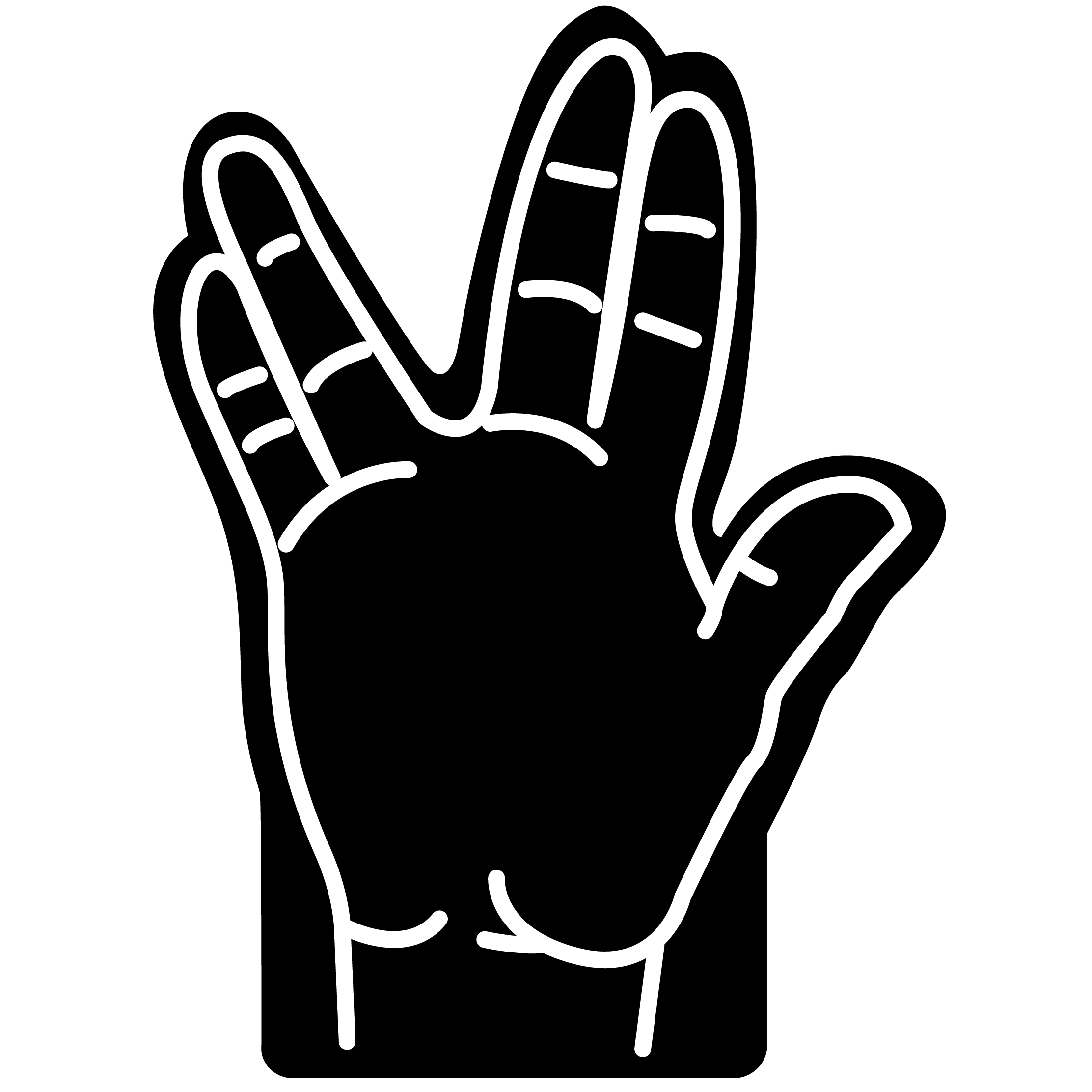 16" Foam Hand 51