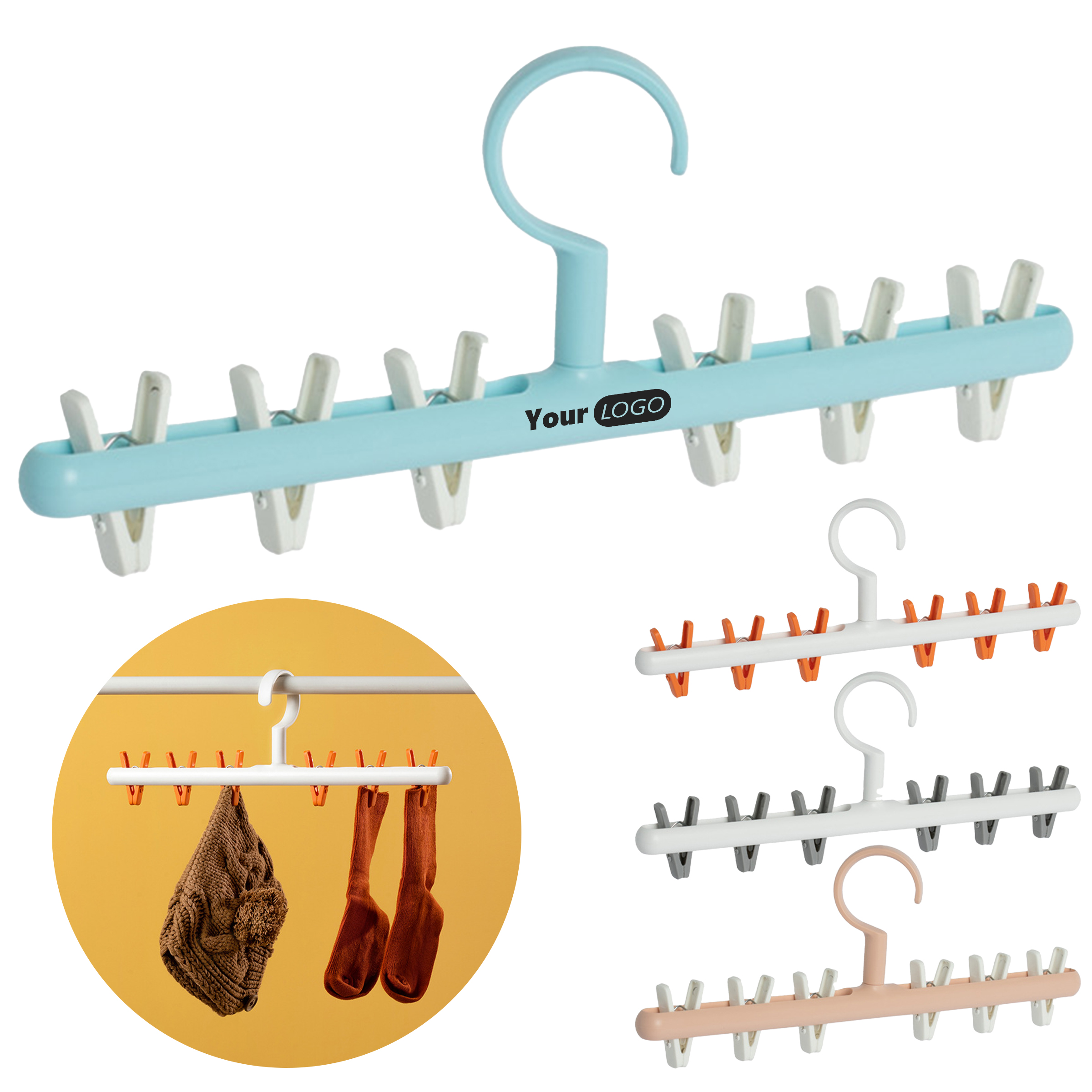 Plastic Creative Windproof Clothes Hanger 8