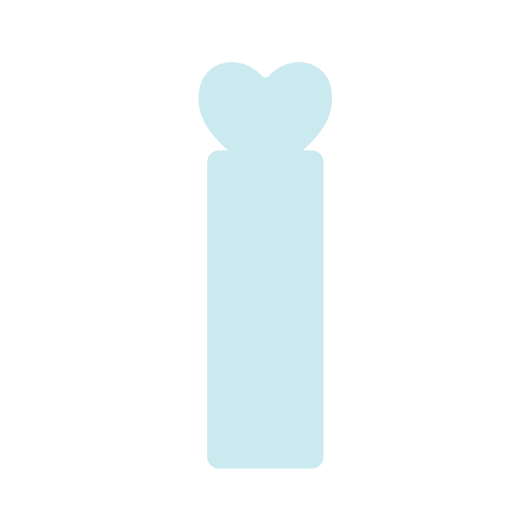 Cardstock Bookmark Stock Shape 24 pt - White 87