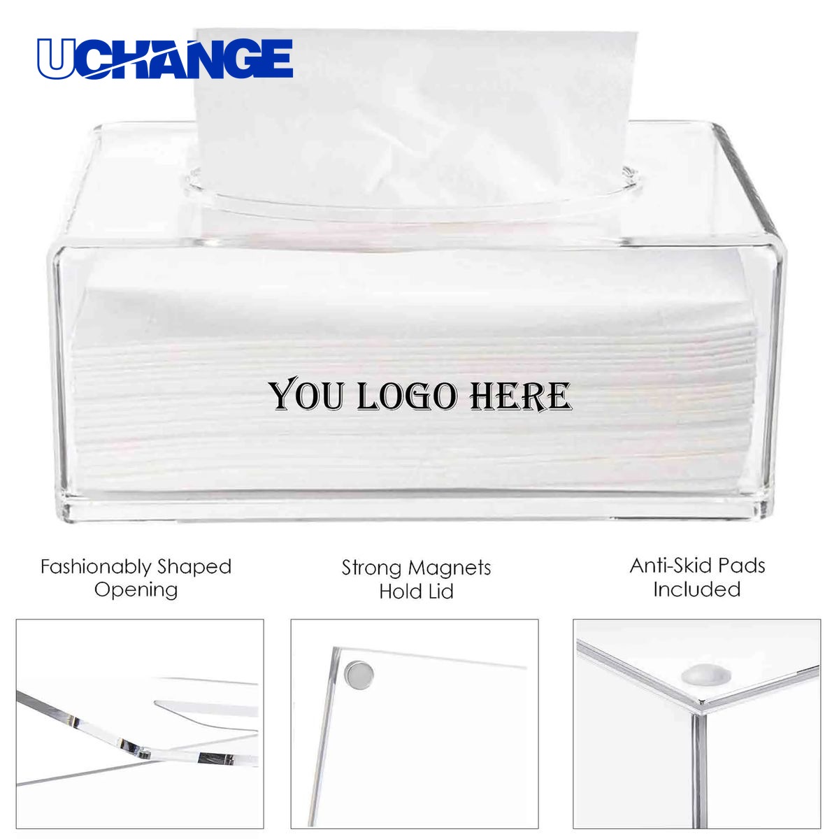 Clear Acrylic Tissue Storage Box