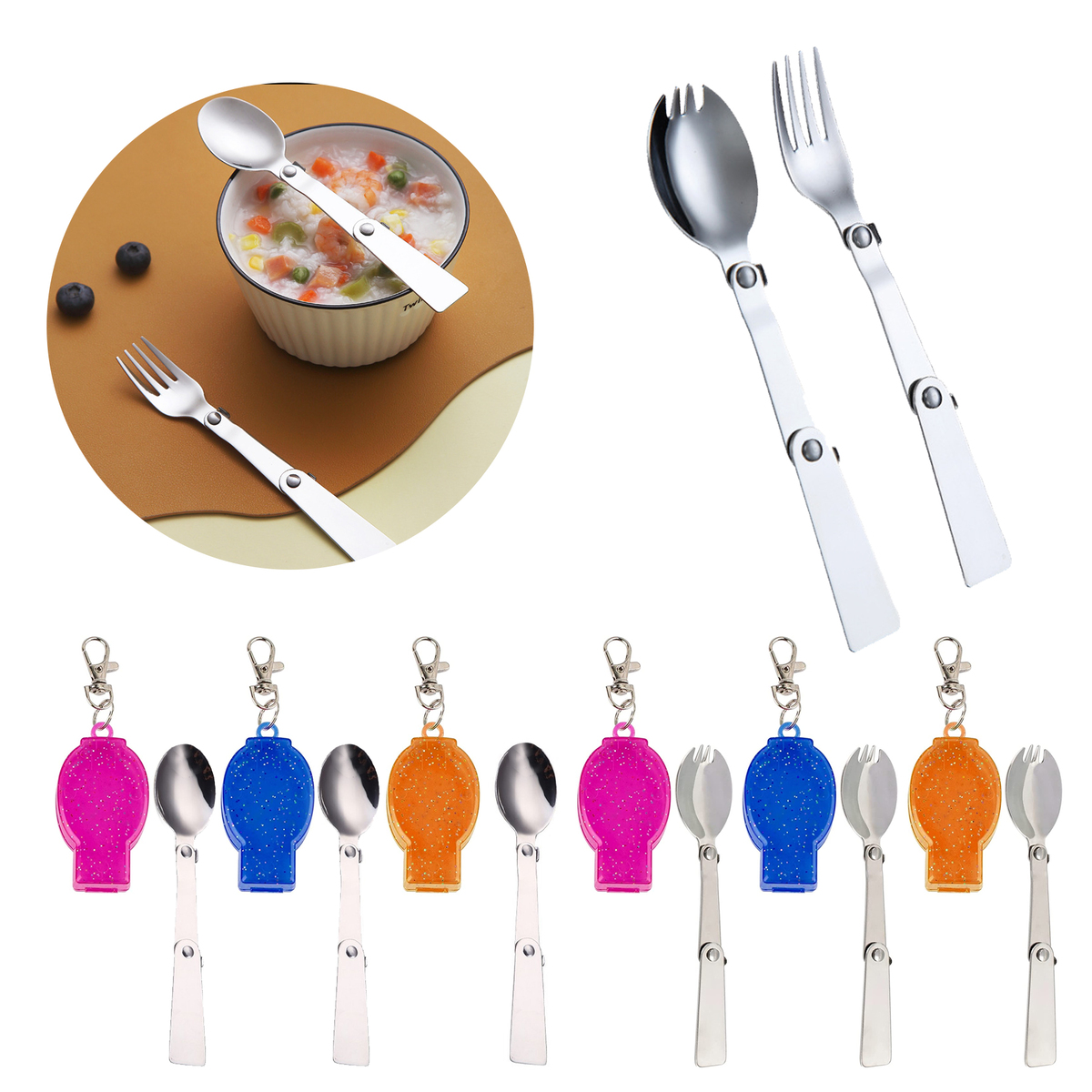 Portable Folding Spoon