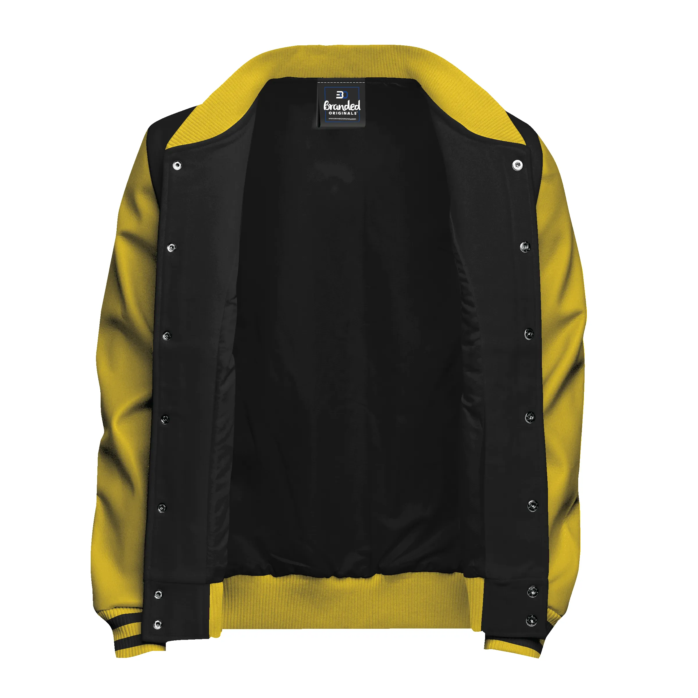 Vegan Leather and Wool Varsity Letterman Jacket 32