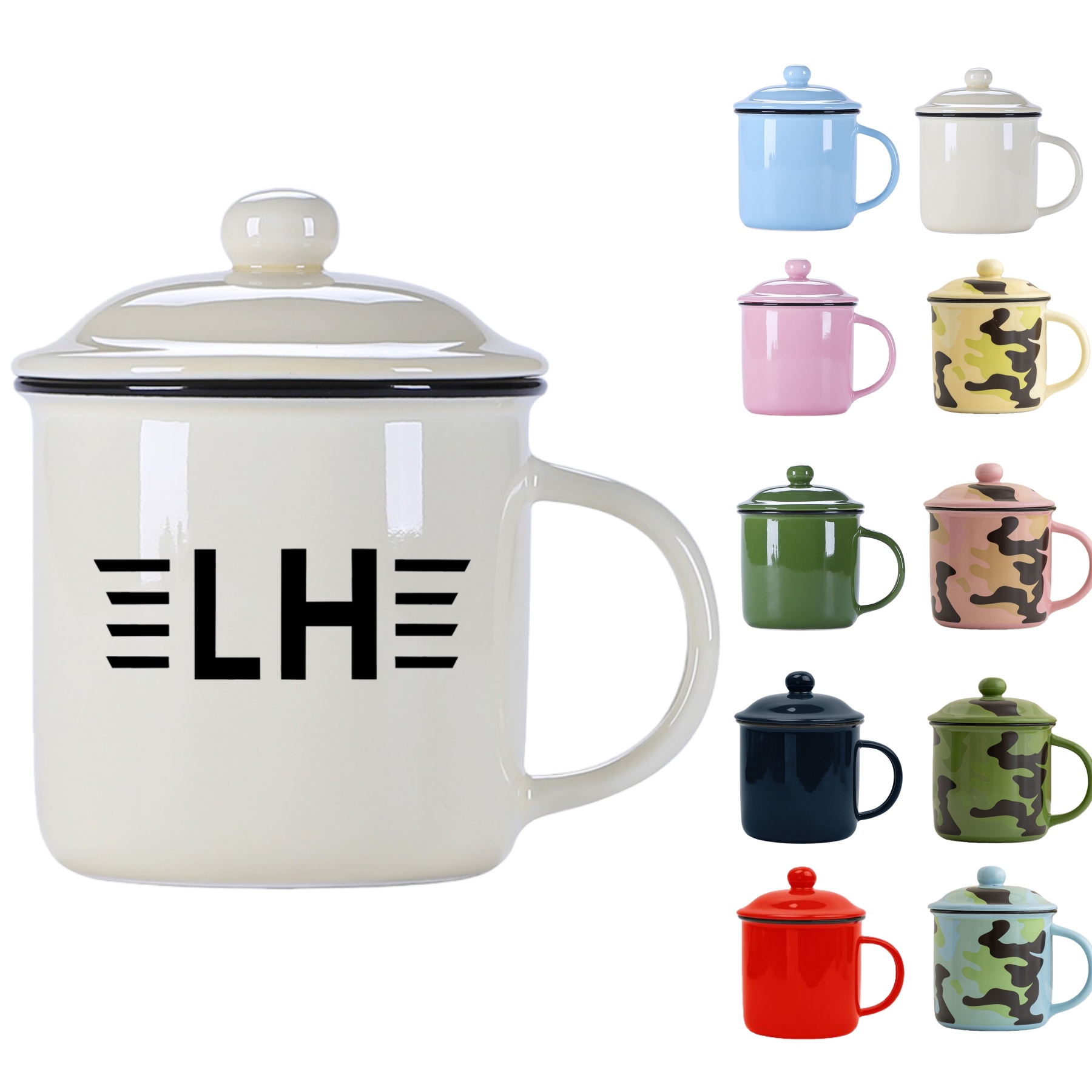 Ceramic Mug With Lid