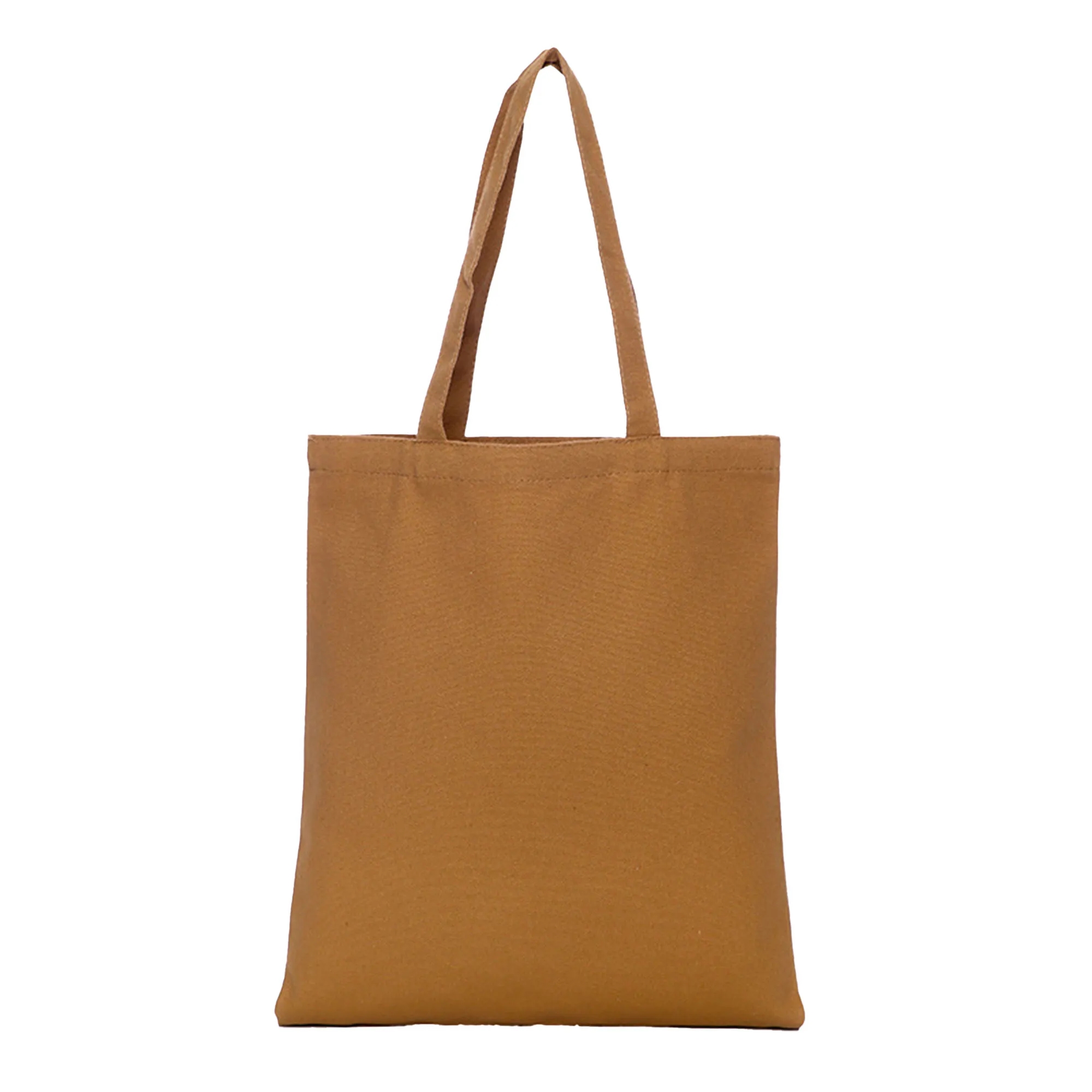 MOQ 10 Polyester Cotton Solid Color Hand-Held Canvas Bag, custom tote bag with logo imprint 31