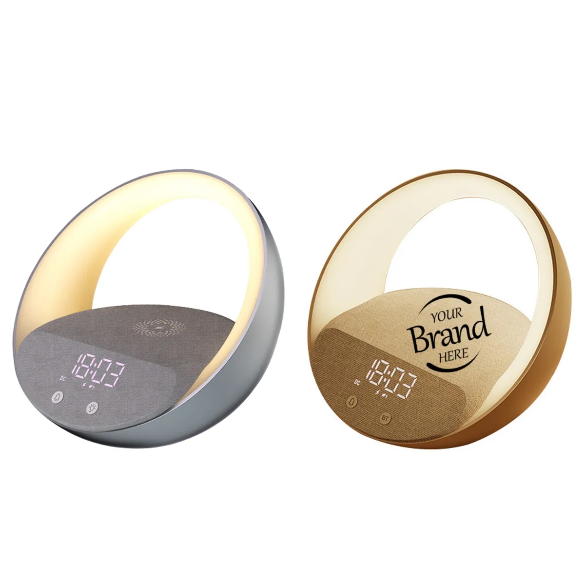 Table Lamp Speaker With Wireless Charger - Thumbnail 3