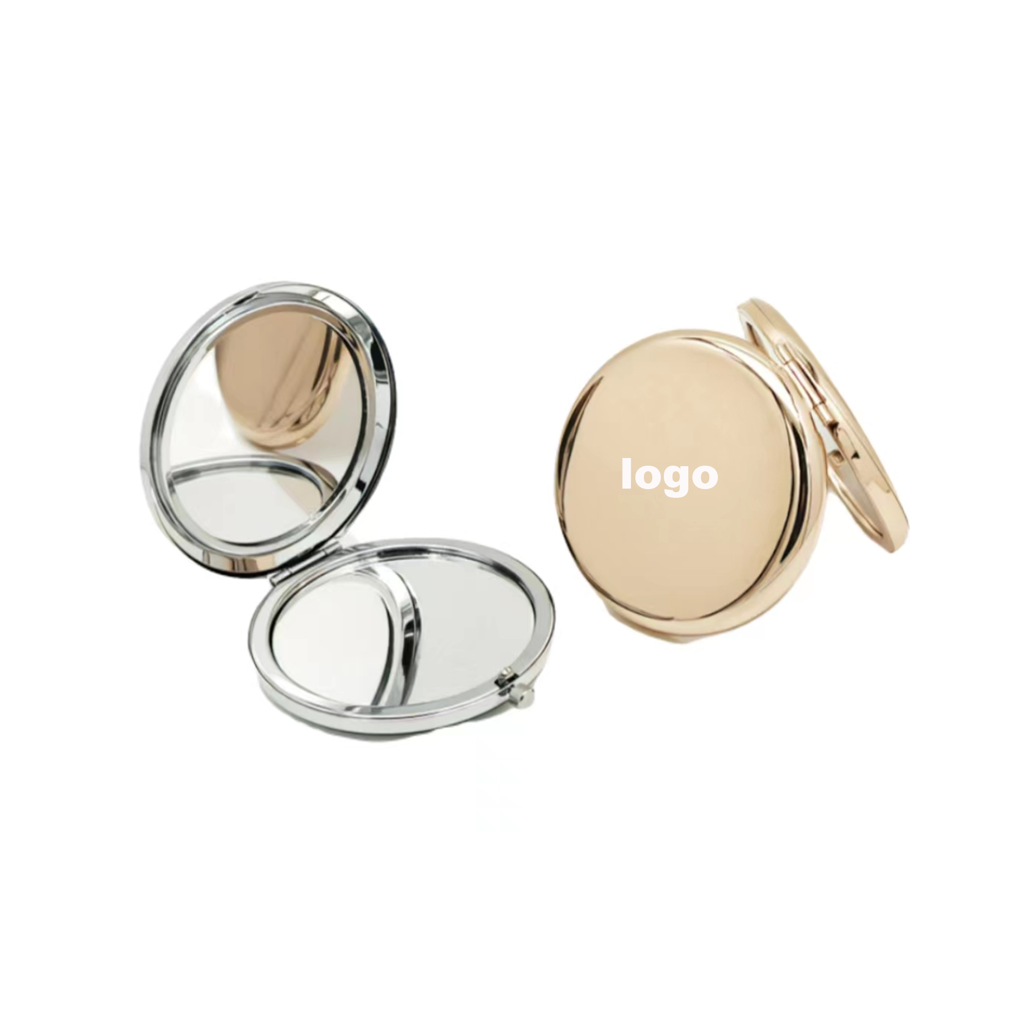 Metal Round Mini Mirror 100pcs 4