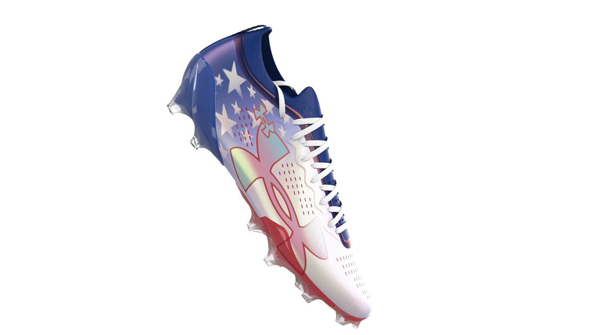 UA Blur Pro USA Football Cleats 4