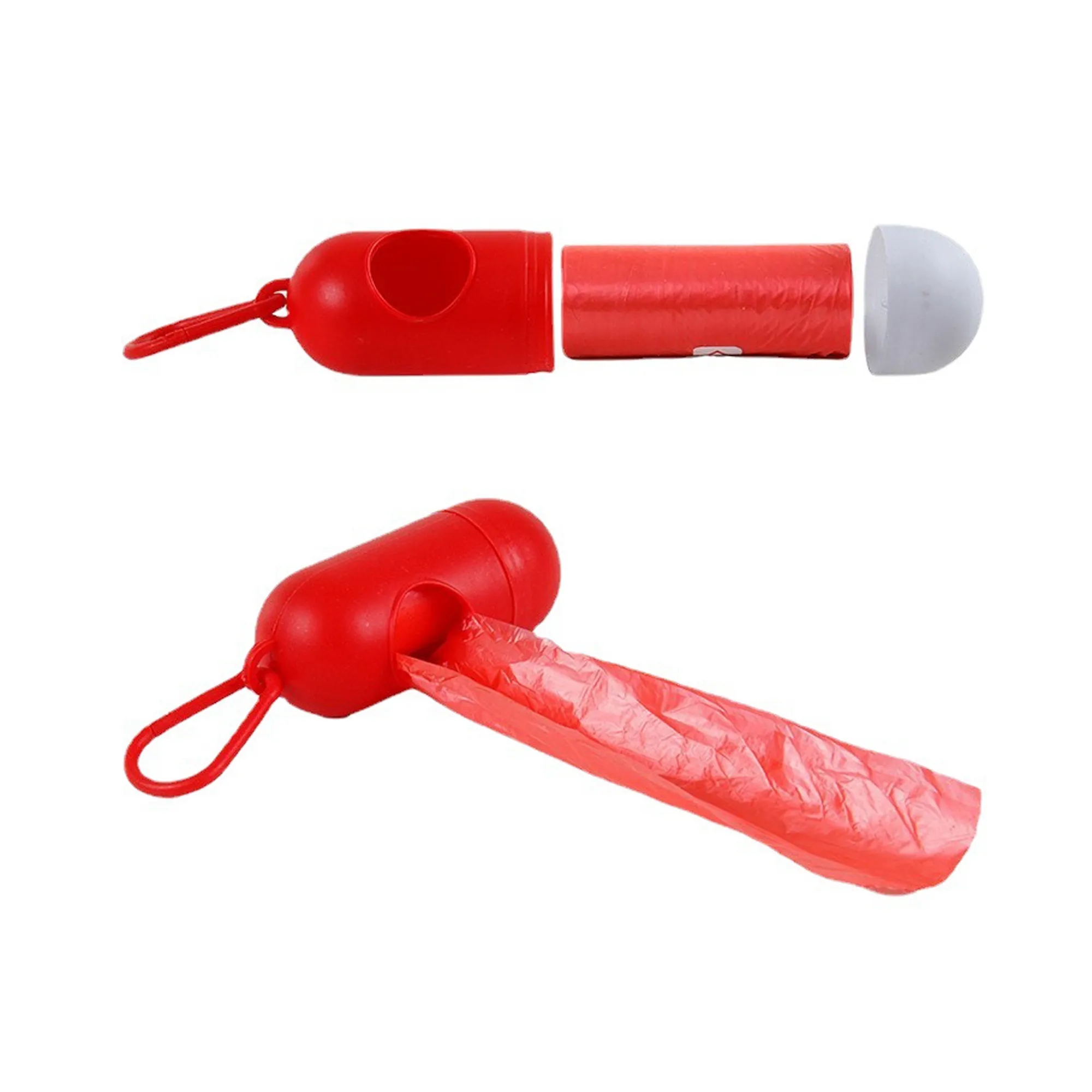Portable Capsule Pet Garbage Bag With Hook 7