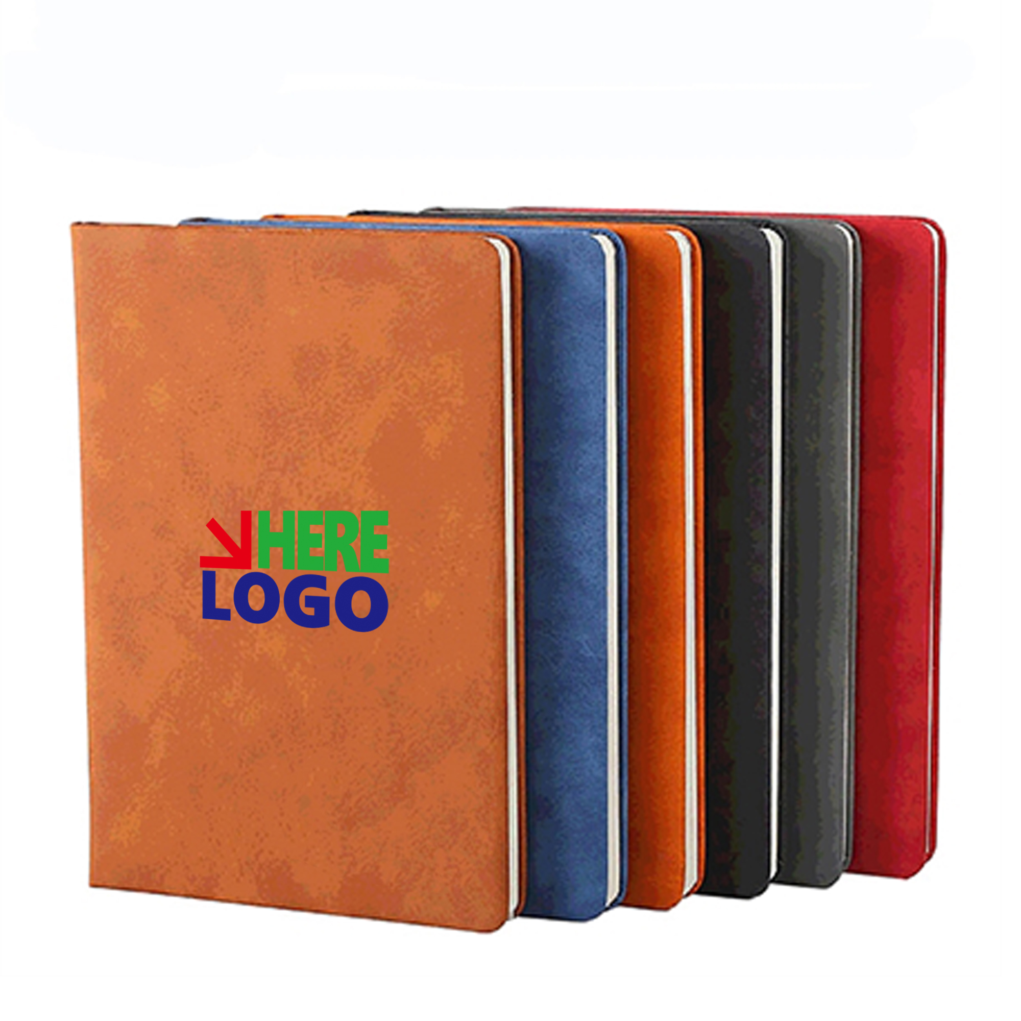 Practical A5 Soft Leather Office School Notebook 4