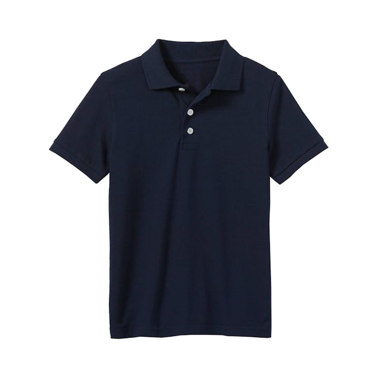 Boys' Uniform Polos - Small Navy Short Sleeve 3