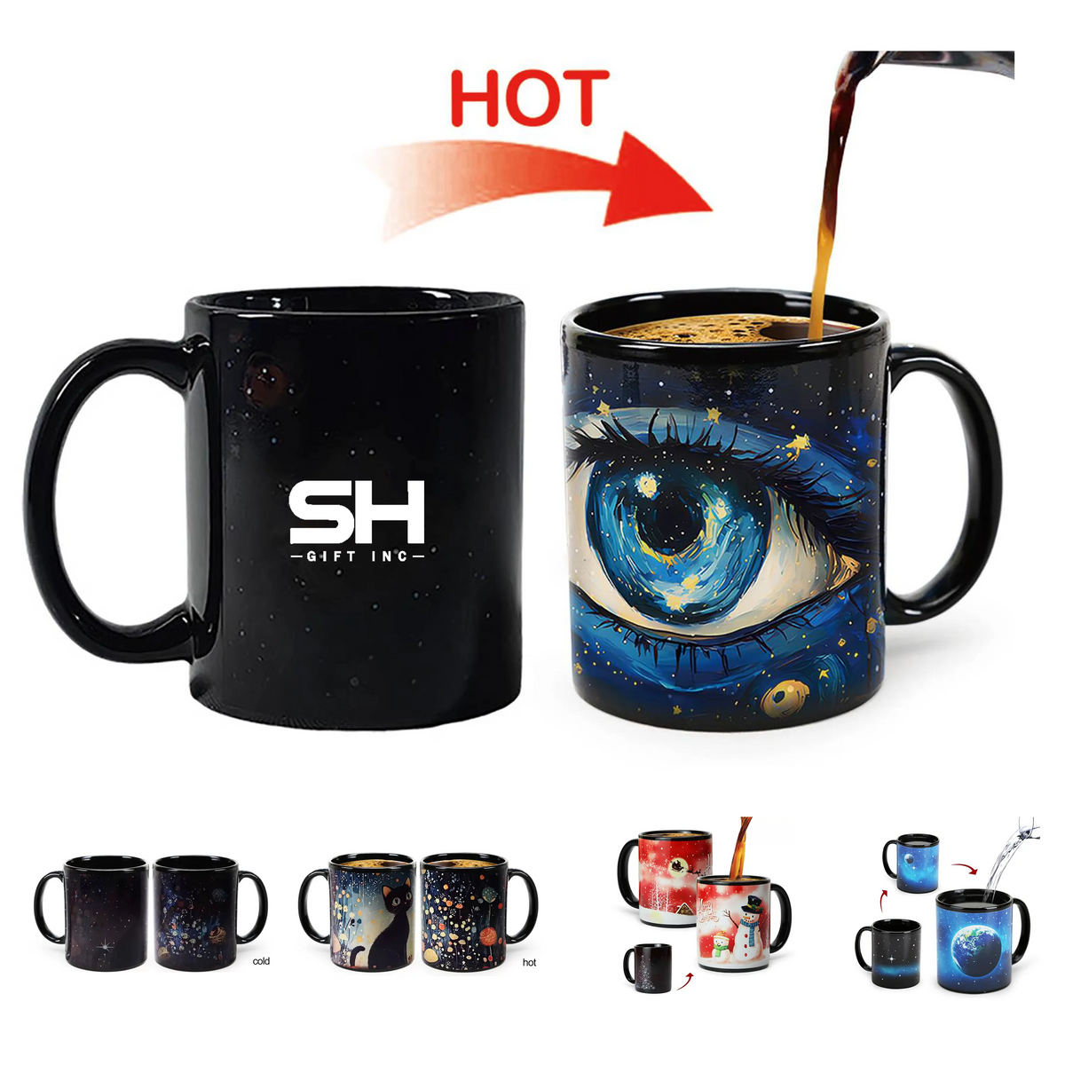 11oz Color Changing Ceramic Mug
