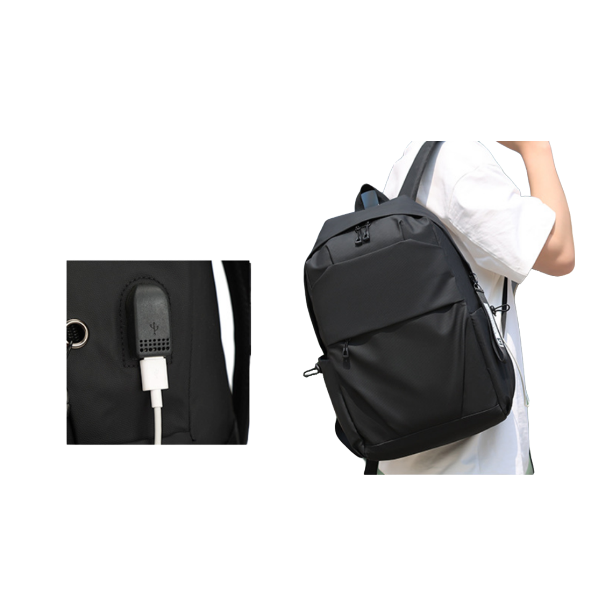 12.6 x 17.1 Inch Water-Resistant Oxford Laptop Backpack 4