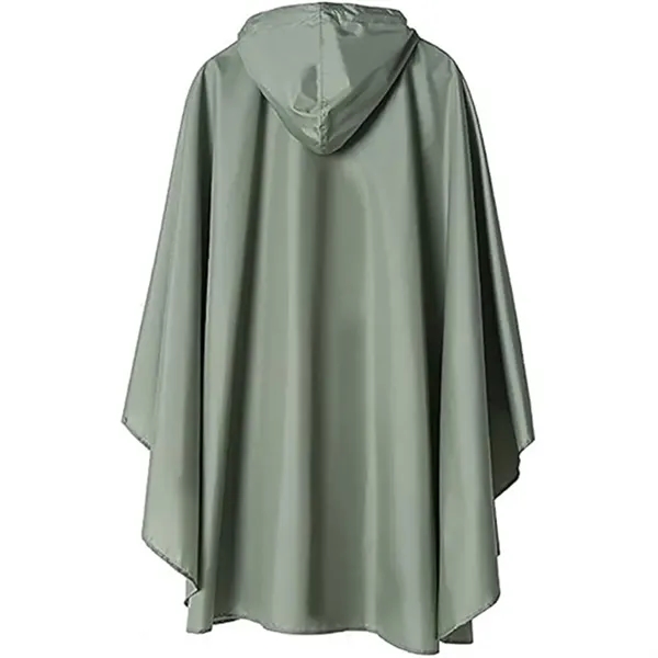 Womens Rain Poncho Jacket with Hood and Pockets for Events, Gifting and Everyday Use 6