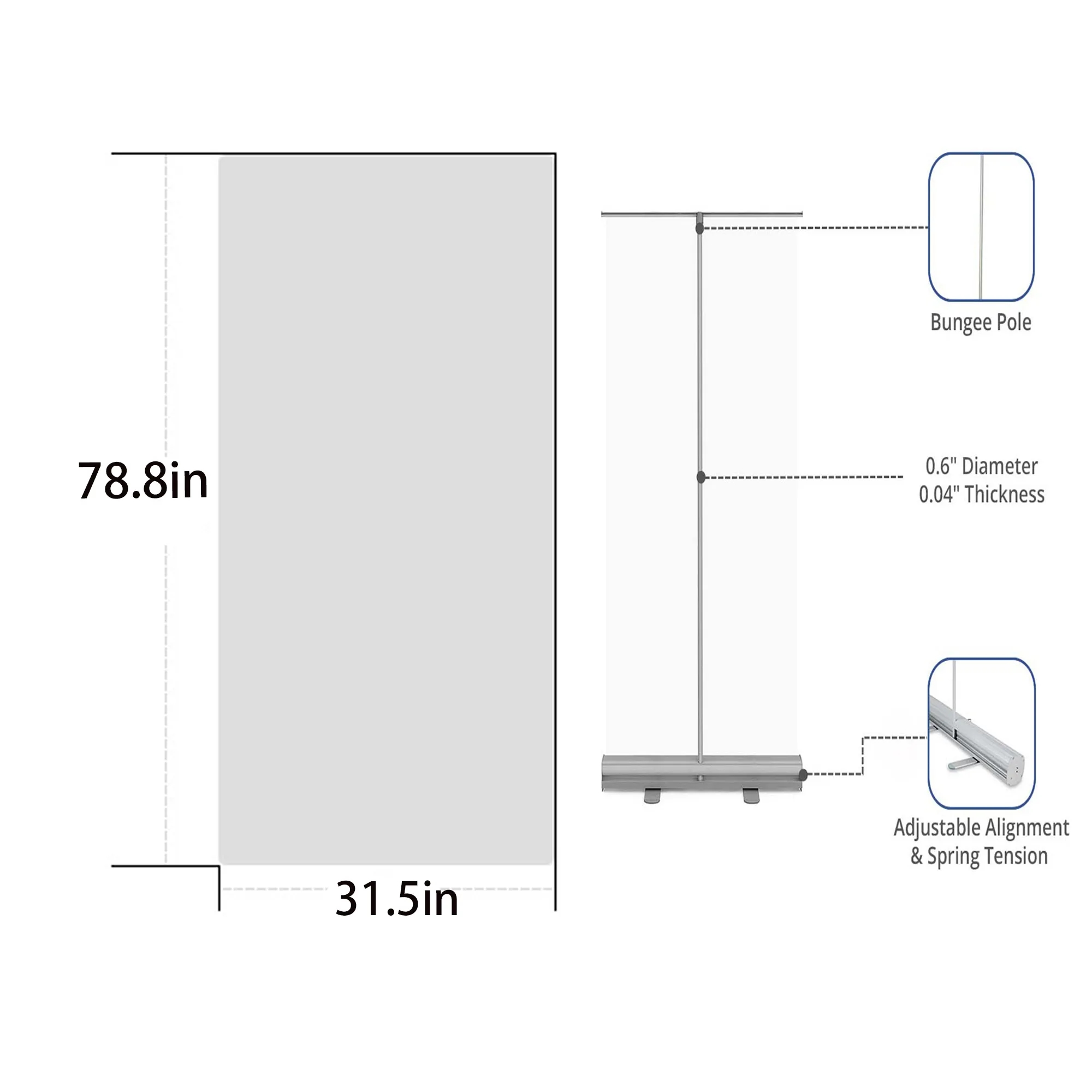 Portable Roll Up Banner Stand Display 5