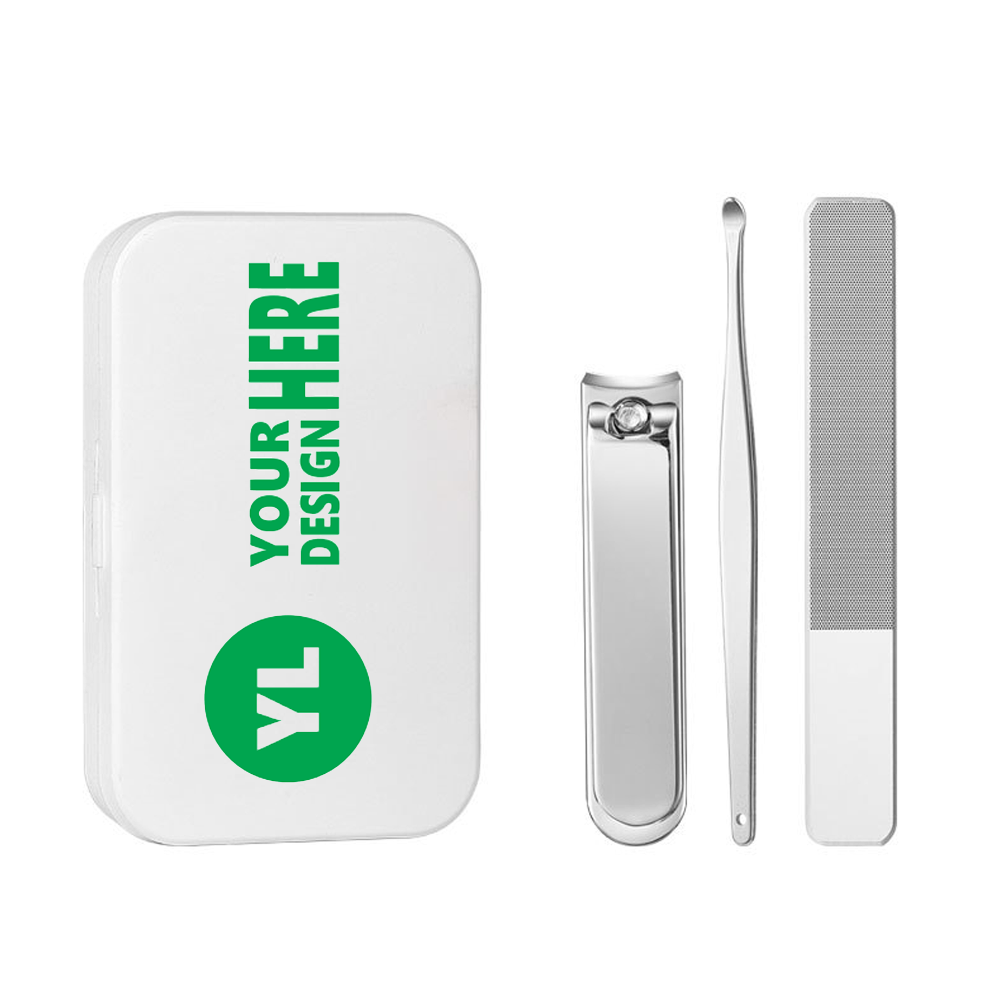 Custom Logo Nail Clipper Set Nail Tools 4