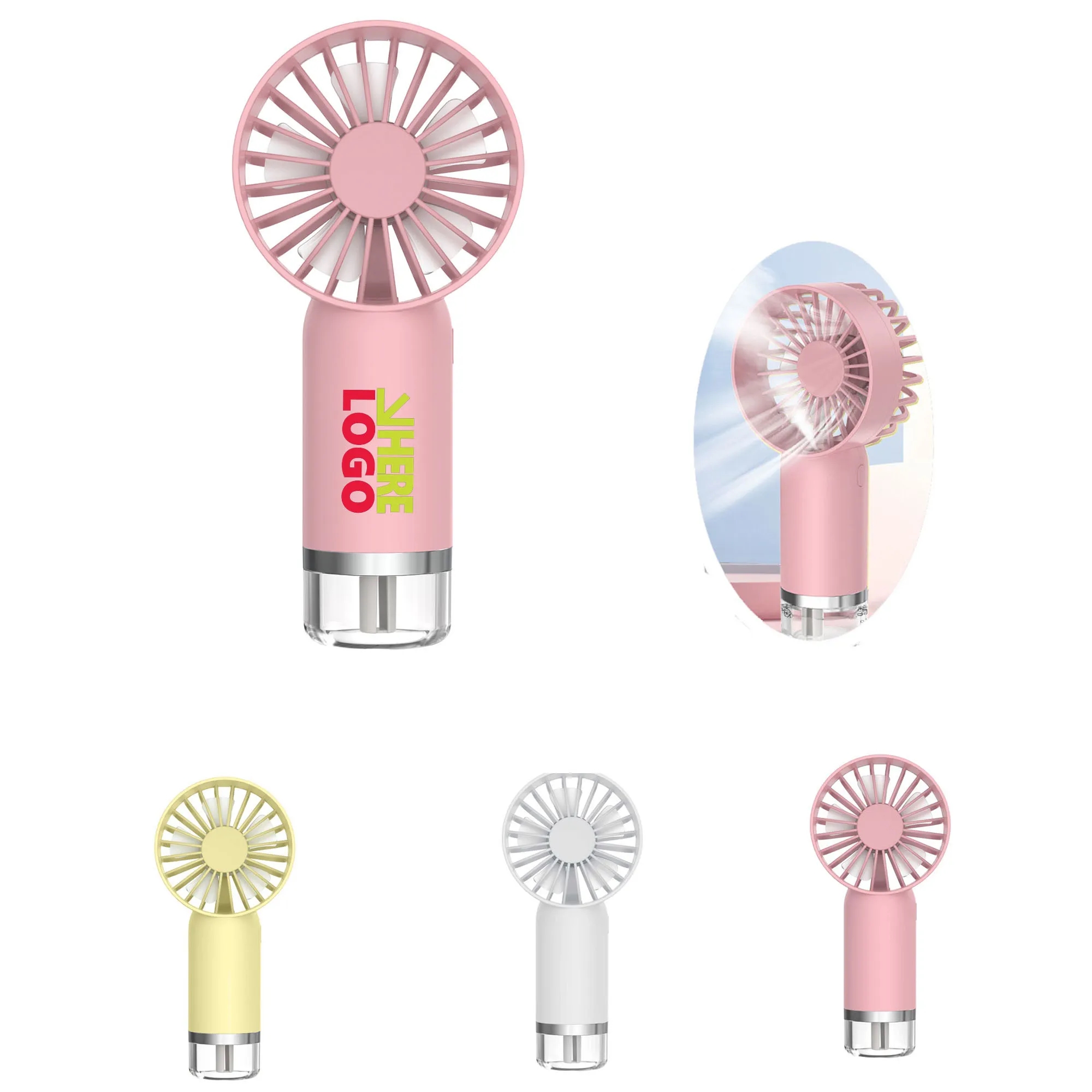 Hand Held USB Rechargeable Fan 8